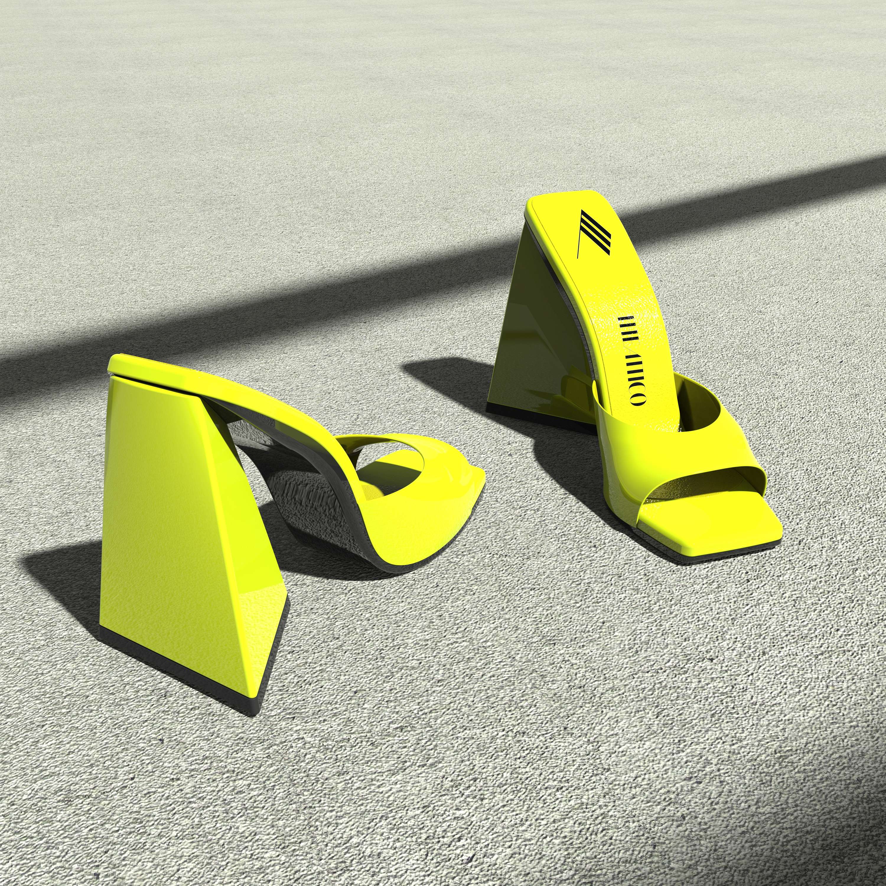 The Attico Devon Pump - Digital Visualization by Sabrina Facchetti