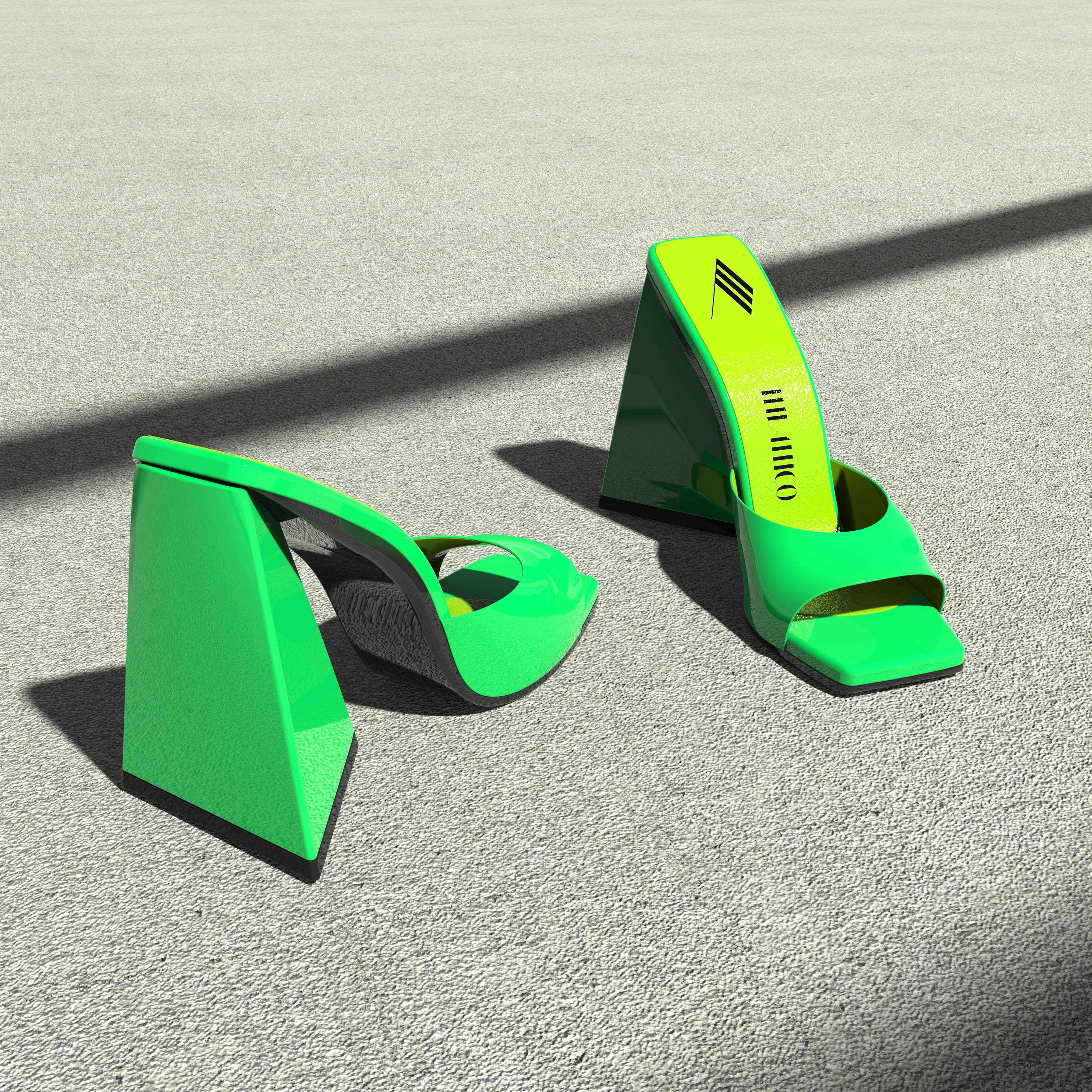 The Attico Devon Pump - Digital Visualization by Sabrina Facchetti