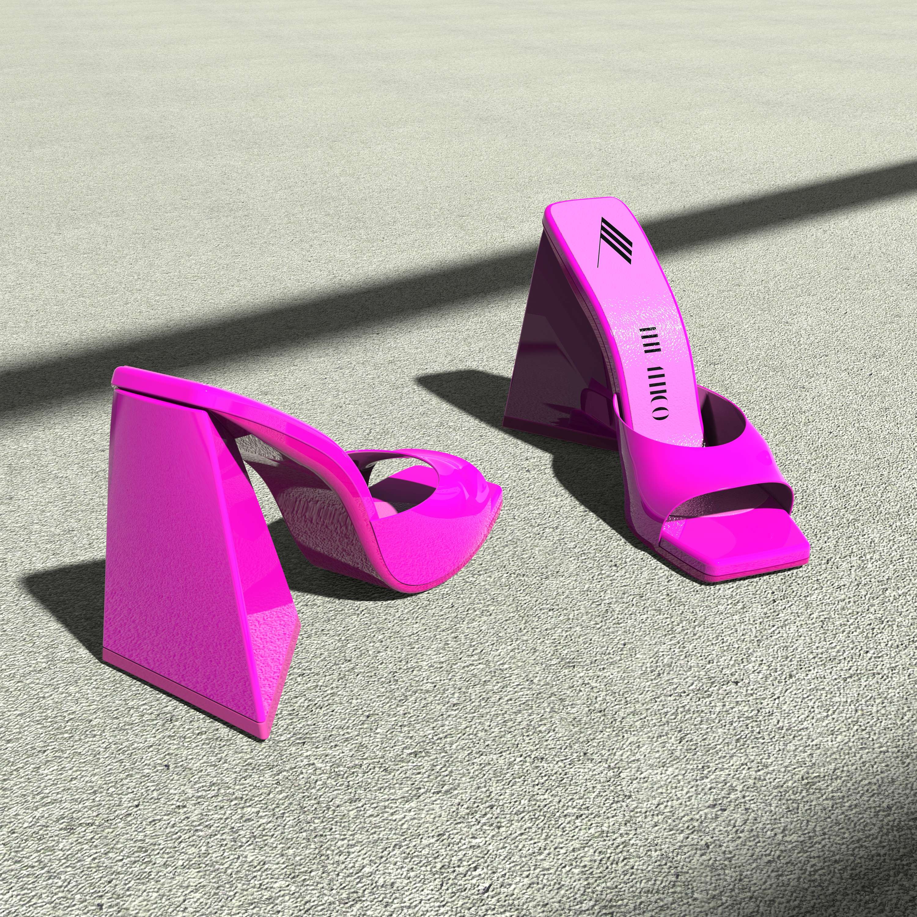 The Attico Devon Pump - Digital Visualization by Sabrina Facchetti