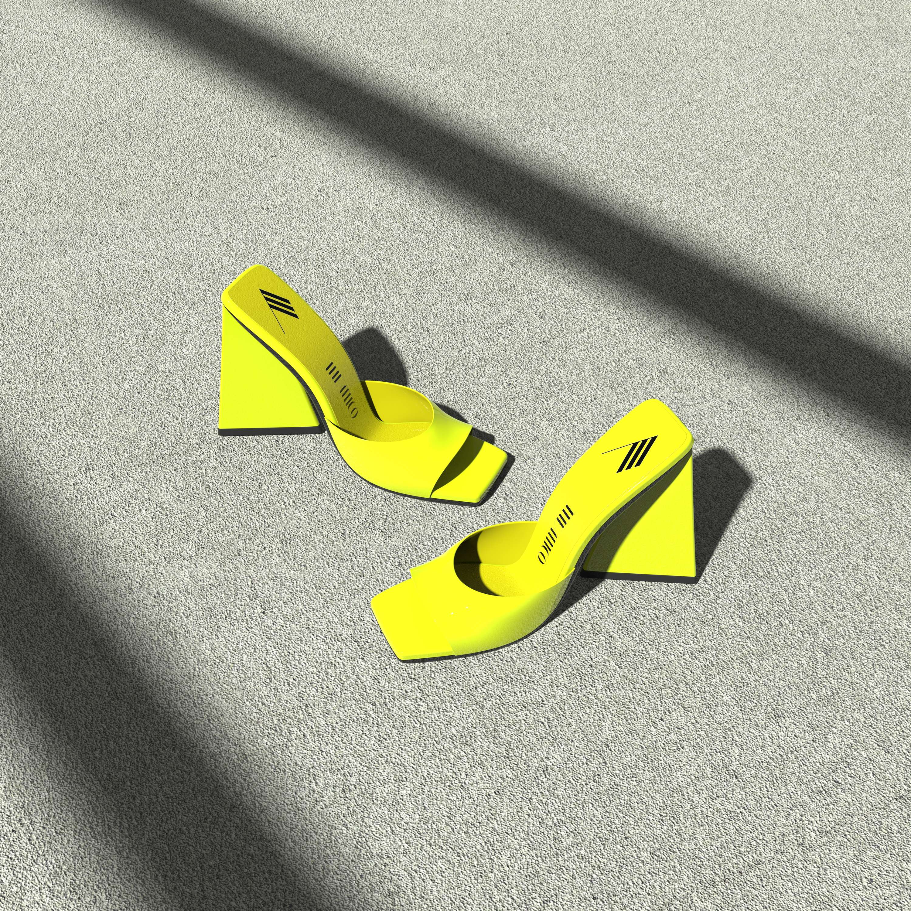 The Attico Devon Pump - Digital Visualization by Sabrina Facchetti