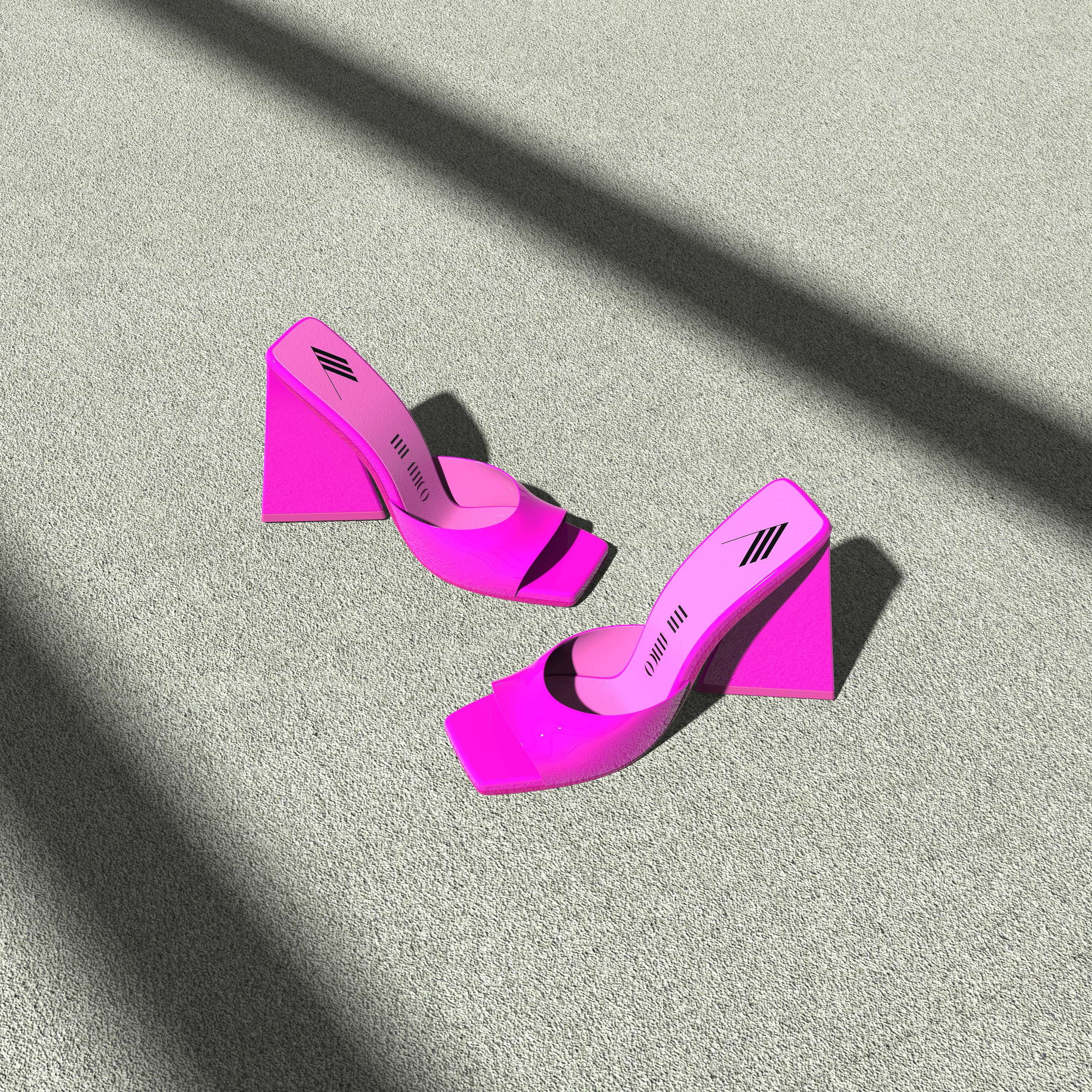 The Attico Devon Pump - Digital Visualization by Sabrina Facchetti