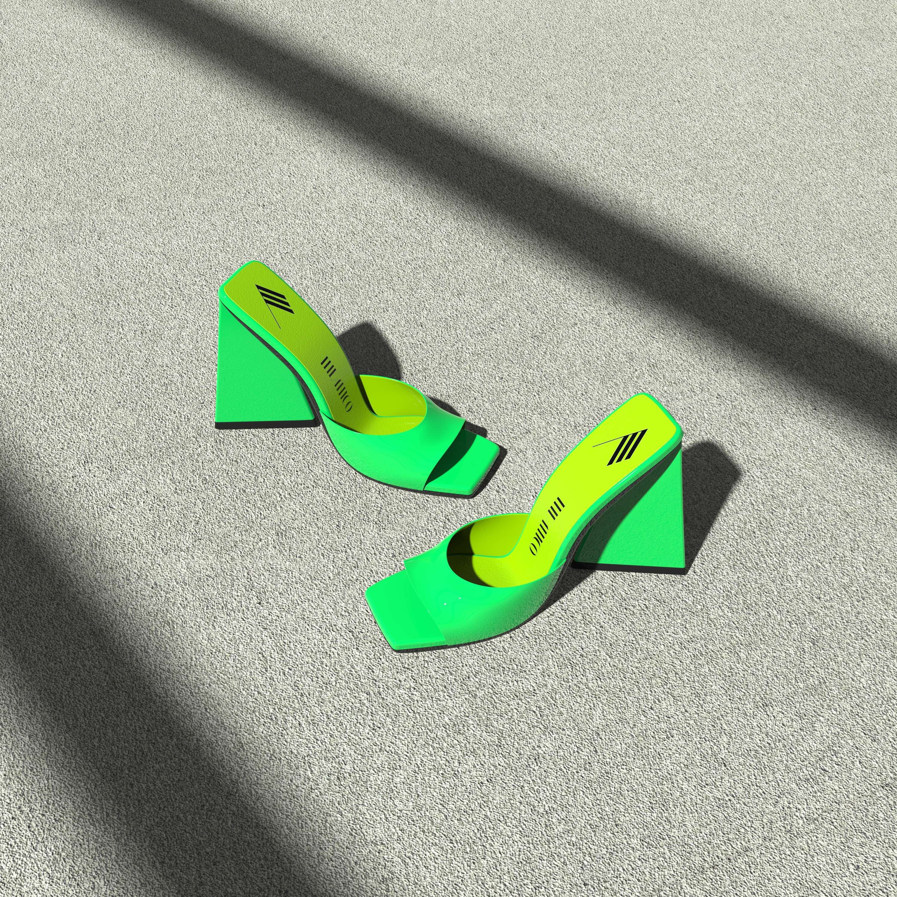 The Attico Devon Pump - Digital Visualization by Sabrina Facchetti