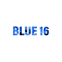 Blue 16 logo