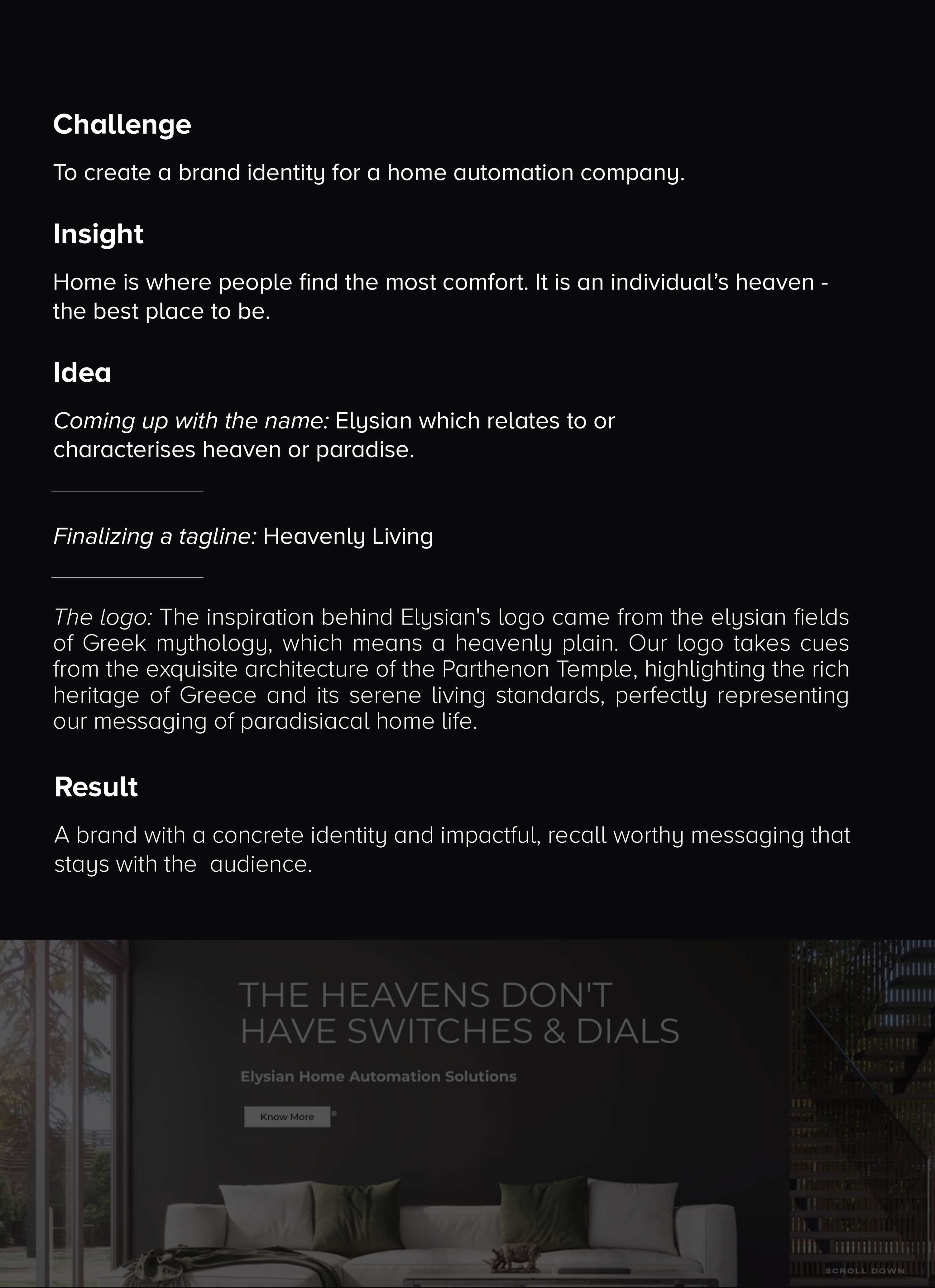Building Brand Identity | Elysian by Nothing Else Matters
