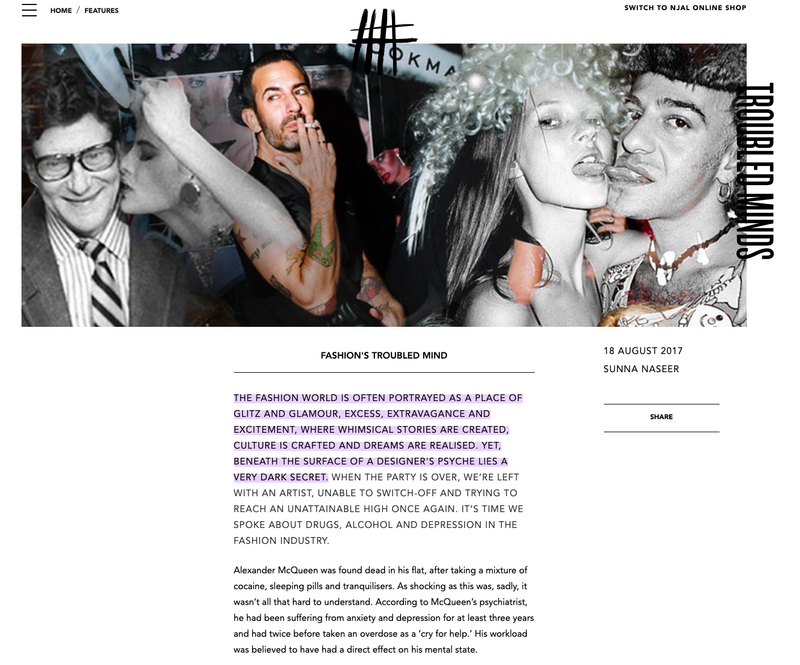 Fashion's Troubled Mind by Sunna Coleman