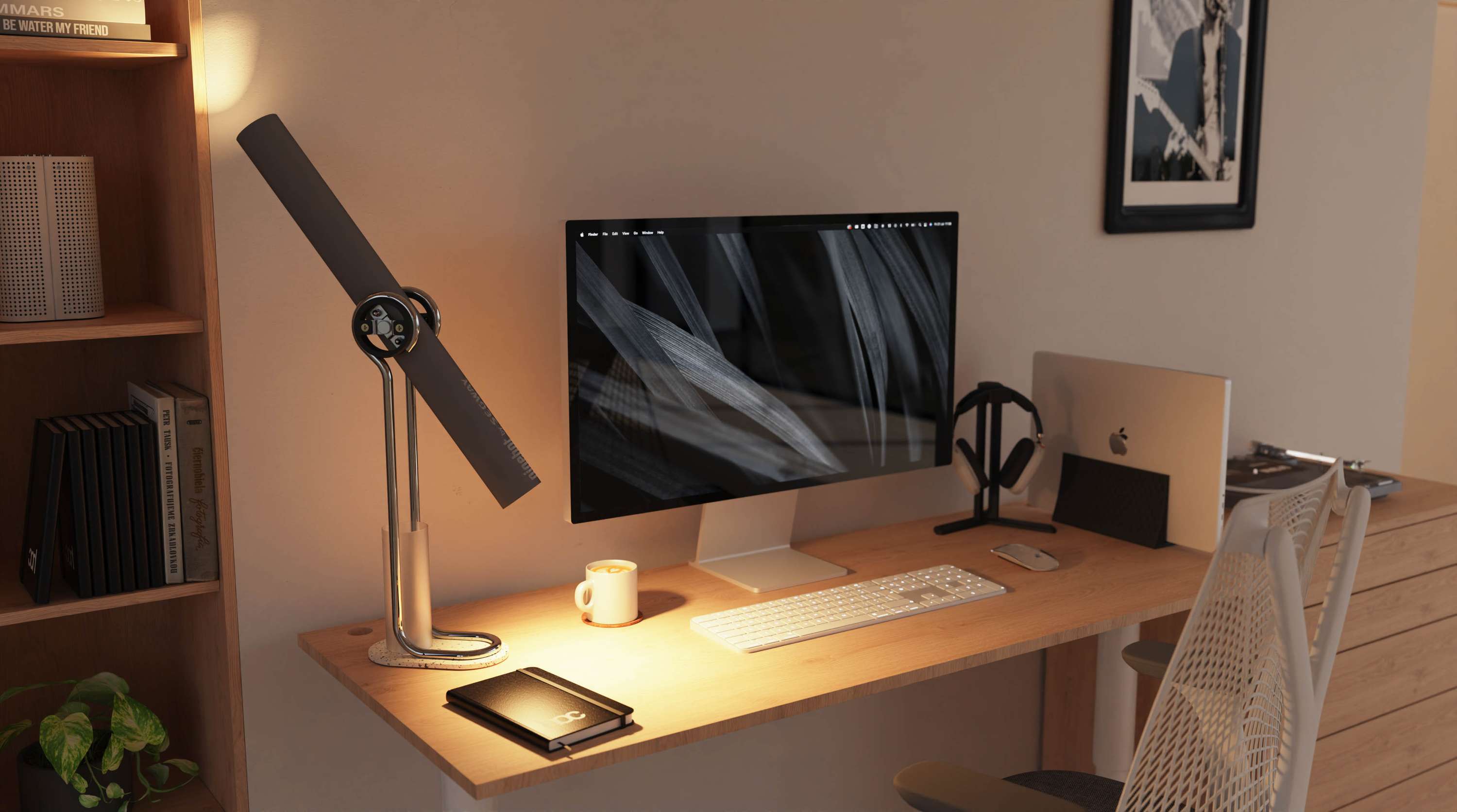 Ninebot Desk Lamp by Benjamin Hockings