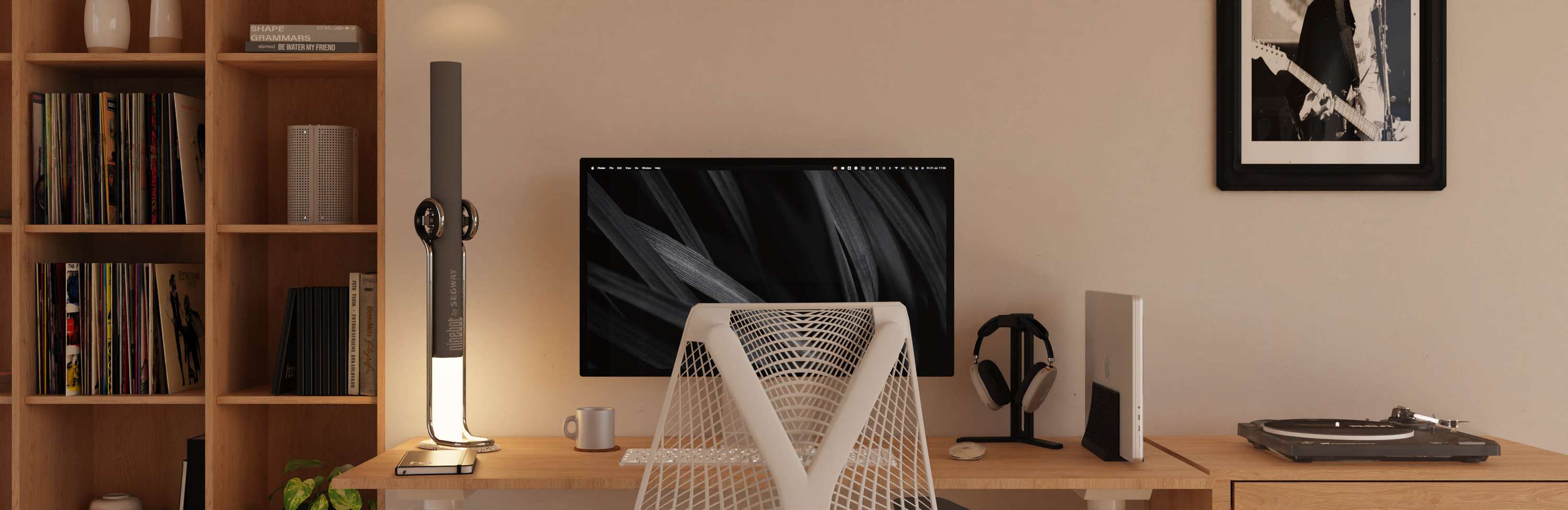 Ninebot Desk Lamp by Benjamin Hockings