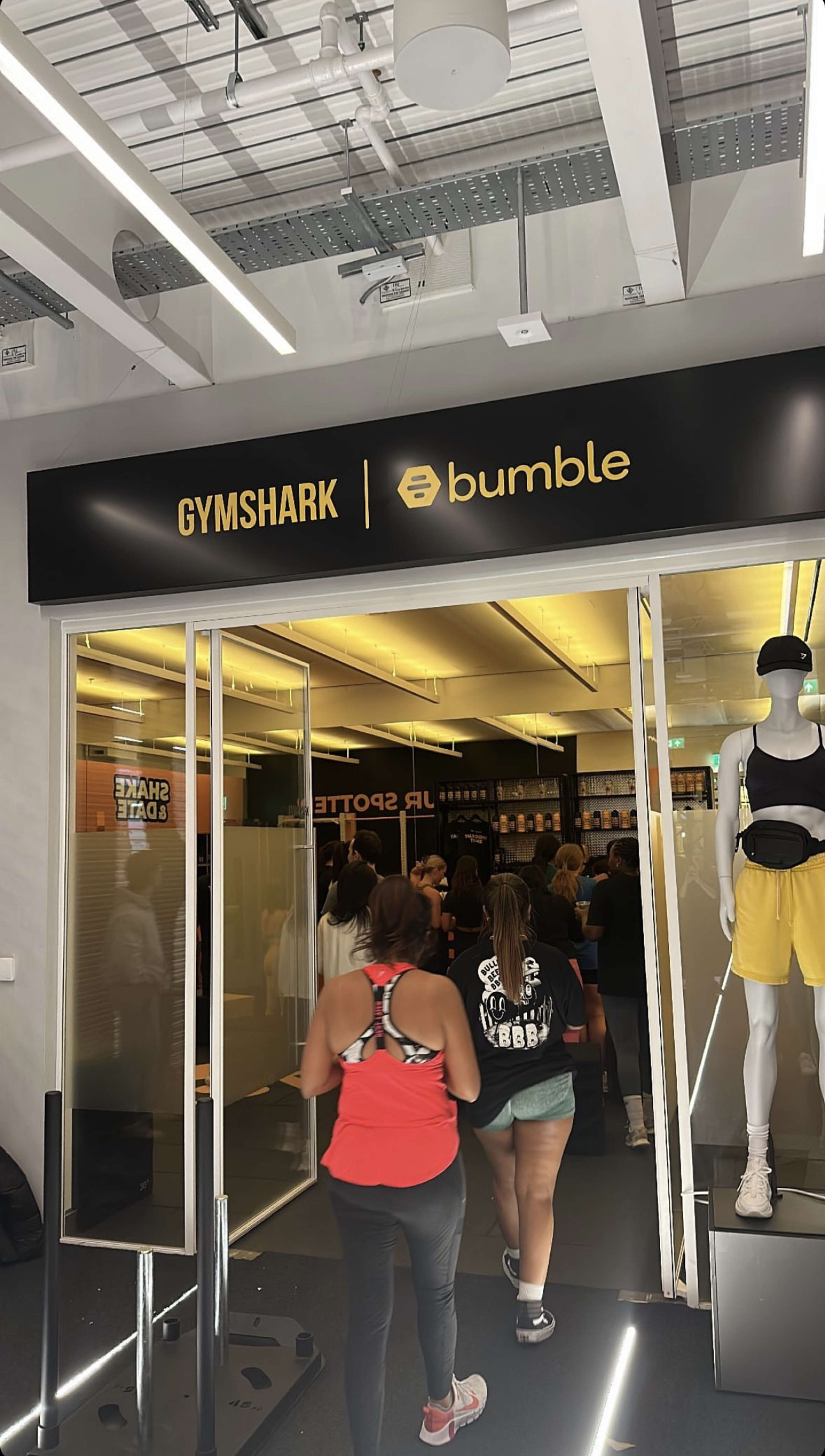GYMSHARK x BUMBLE by Damien Bonnet