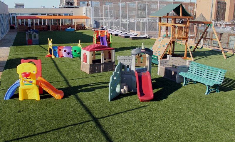 Gym with Childcare by Peter Goldman