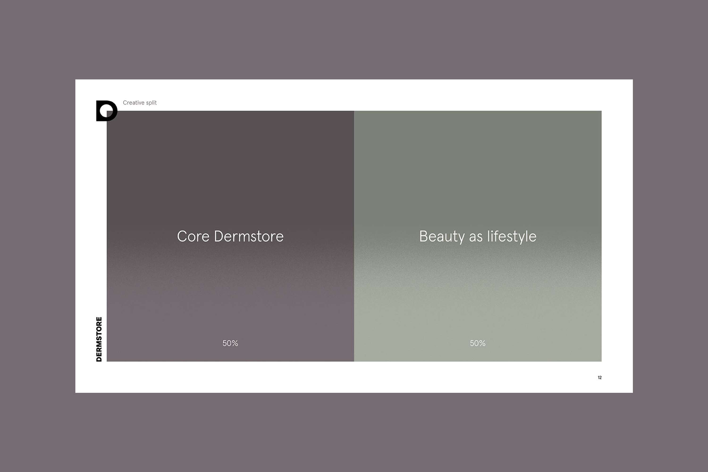 DERMSTORE BRAND GUIDLINES by Luke O'Neill