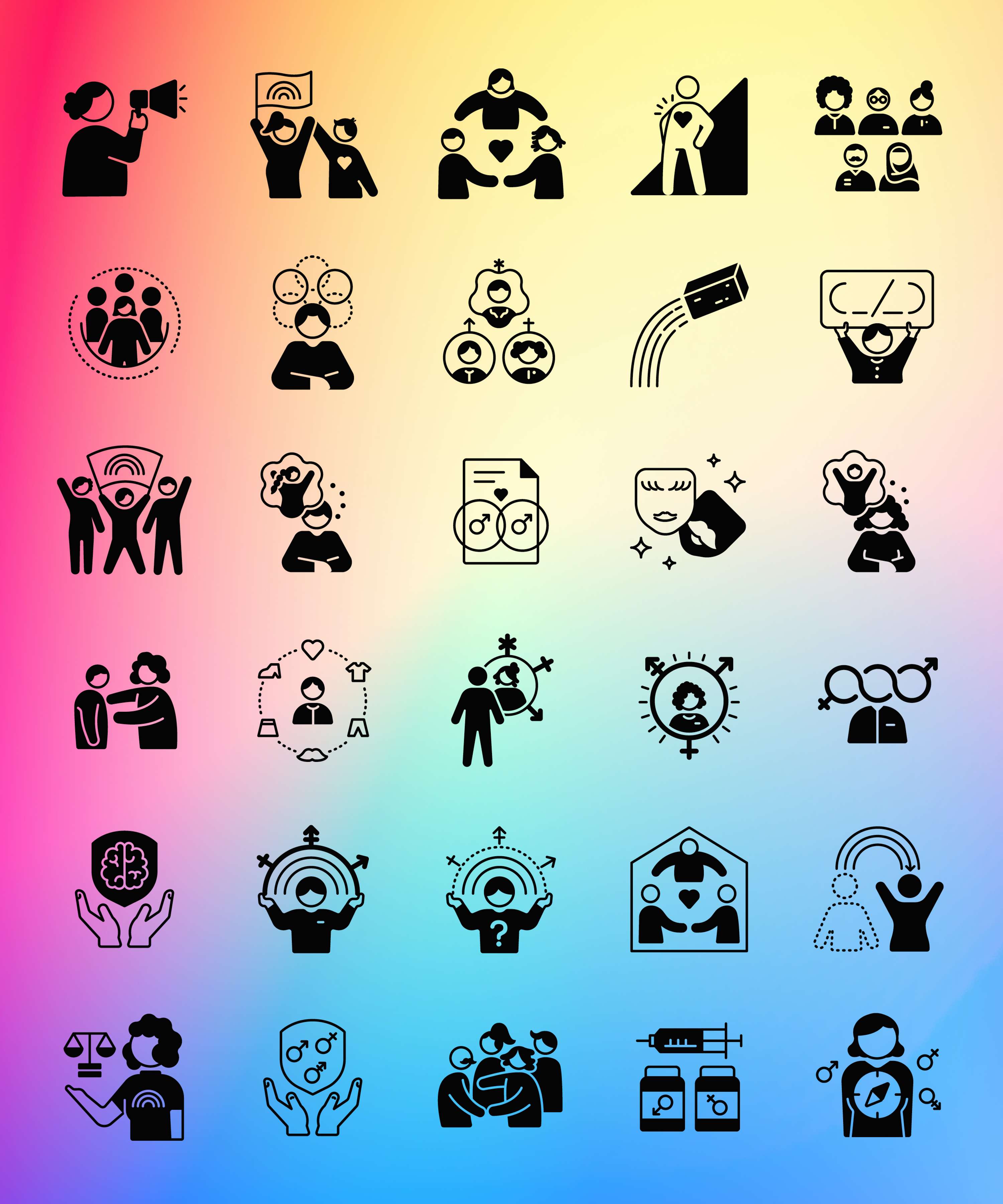 The Pride Icon Collection by Elisabetta Calabritto
