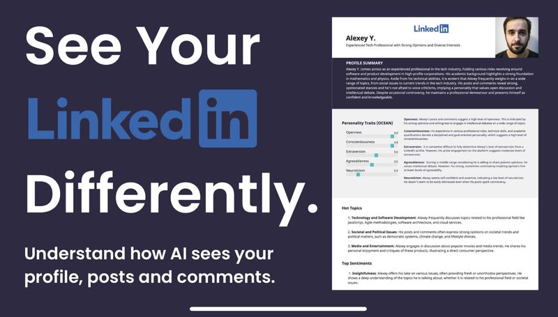 See Your LinkedIn Differently by Kerem Kocaer