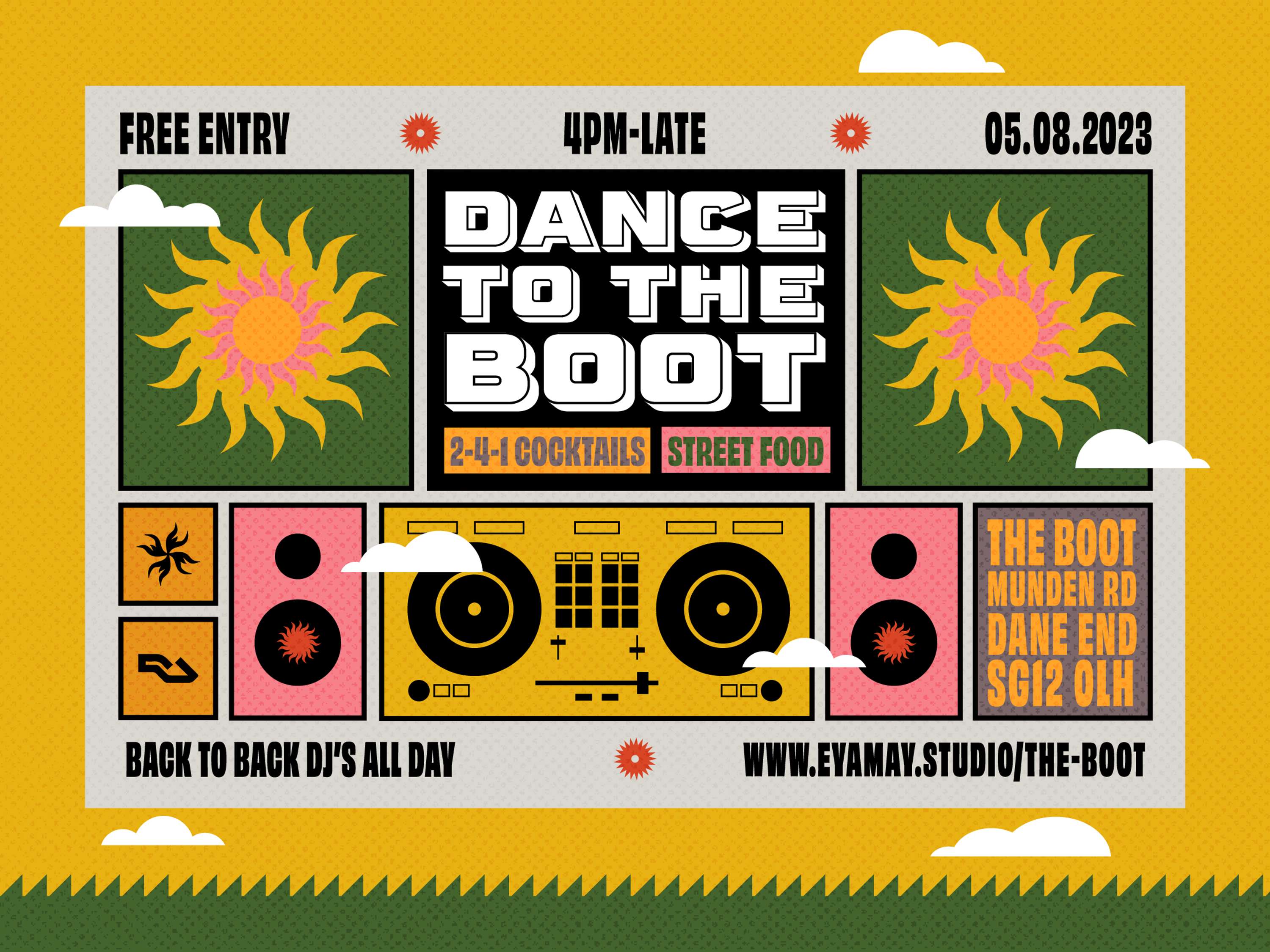 Dance To The Boot - Art Direction by May & Ella
