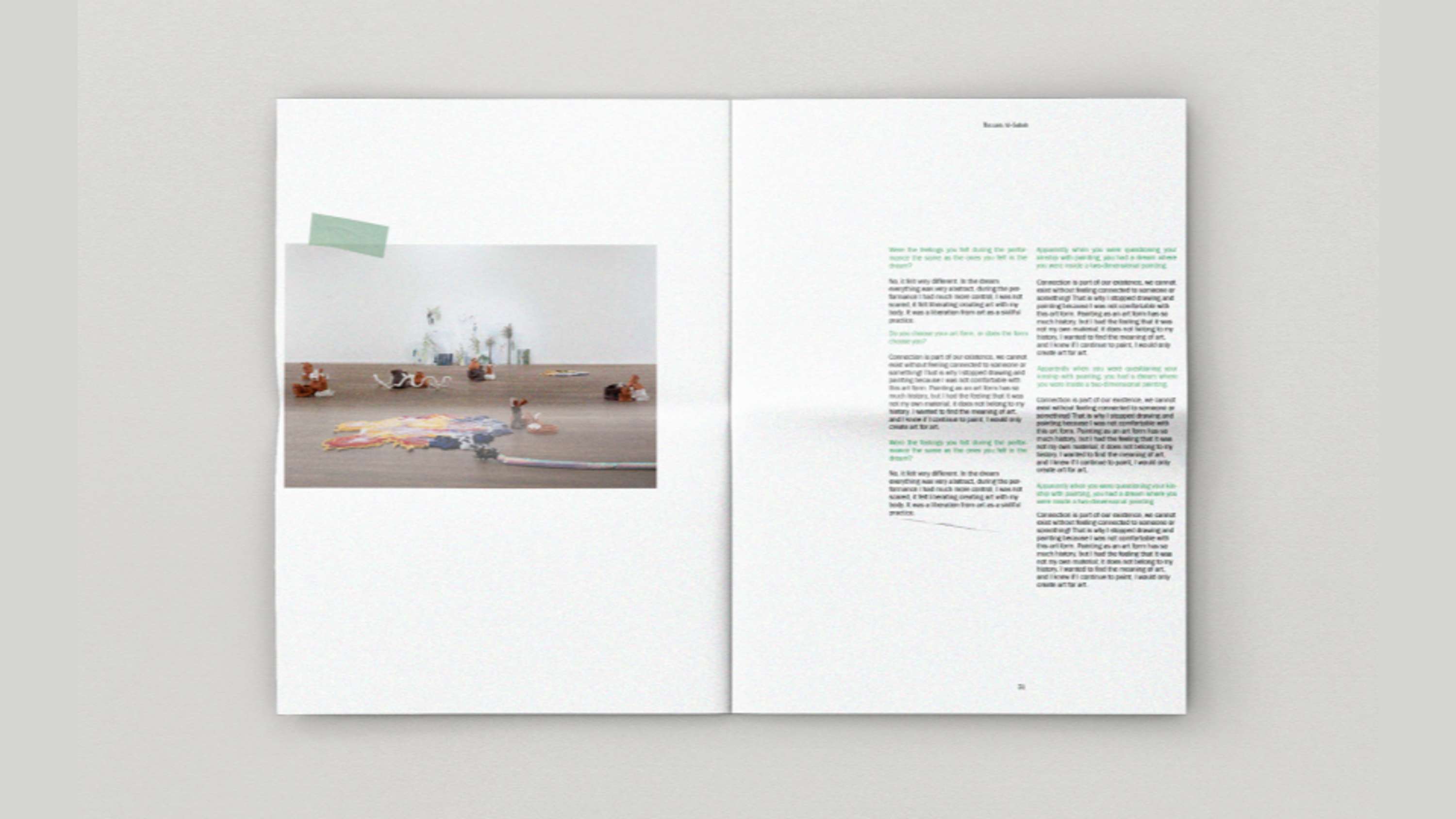 The LAB Gallery Magazine Proposal by Alice Moloney