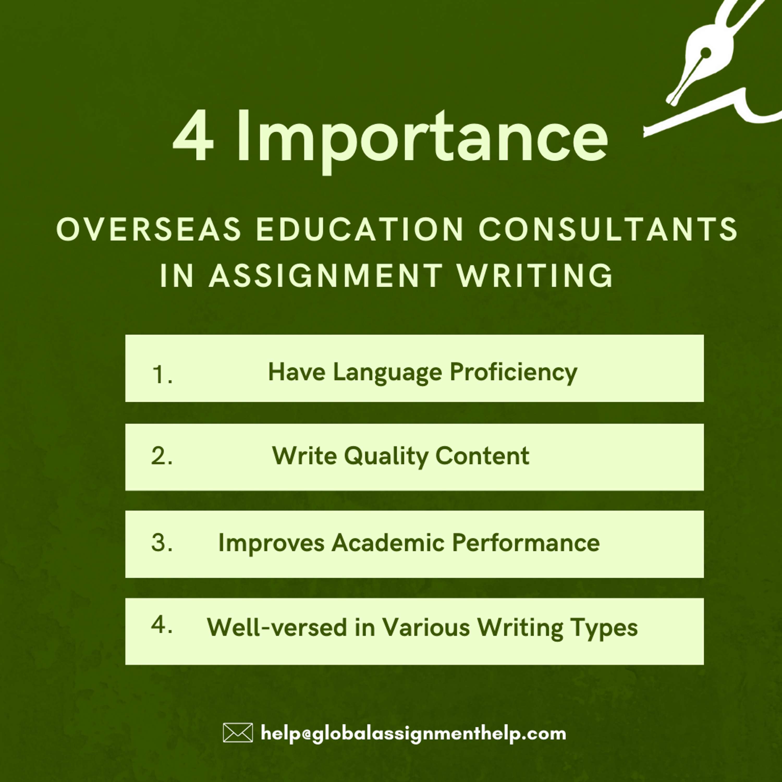 Importance of Overseas Education Consultants in Assignment Writing by Febian cole