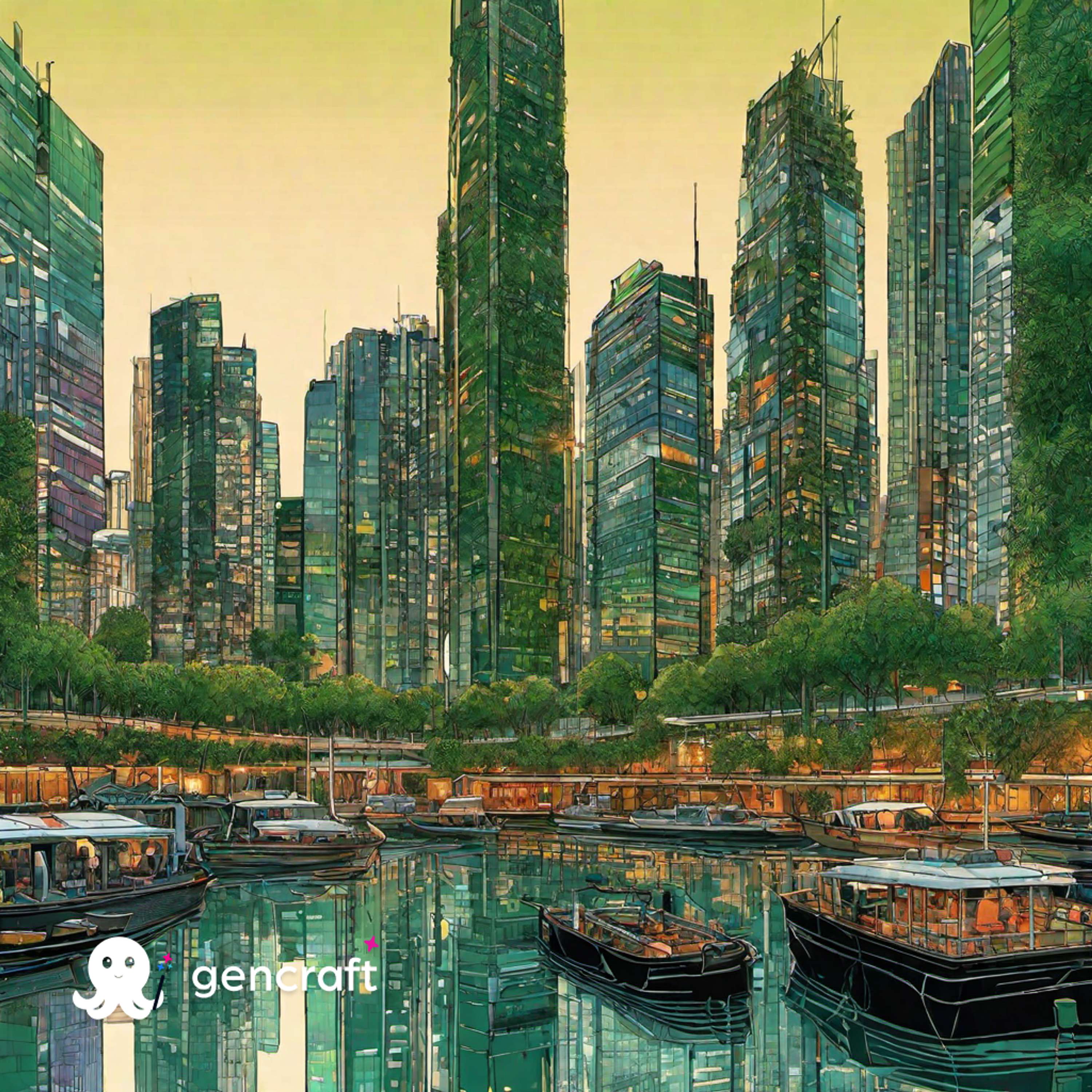 Skylines by Lu Rodney Myeza