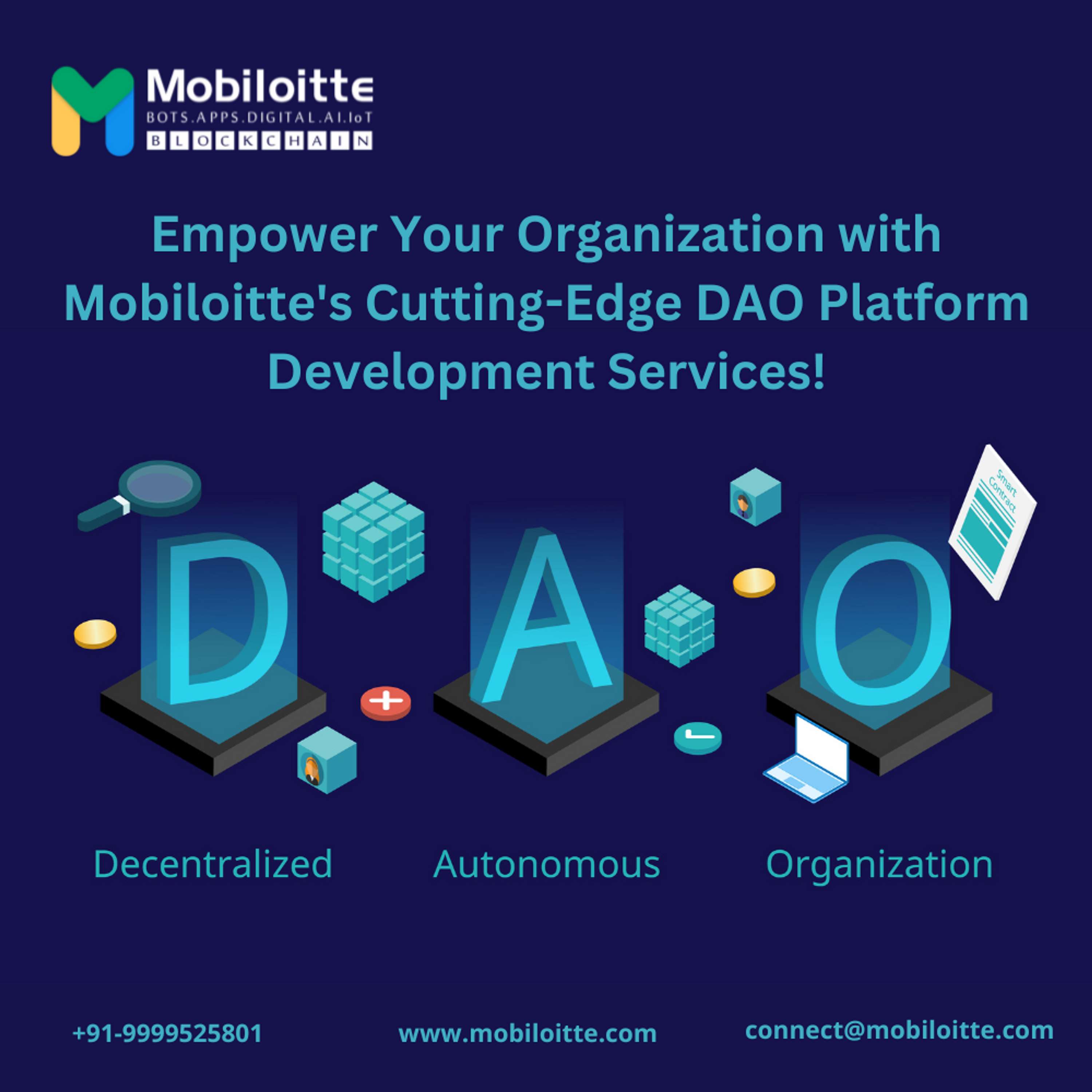 DAO Platform Development Services by Mobiloitte Technologies