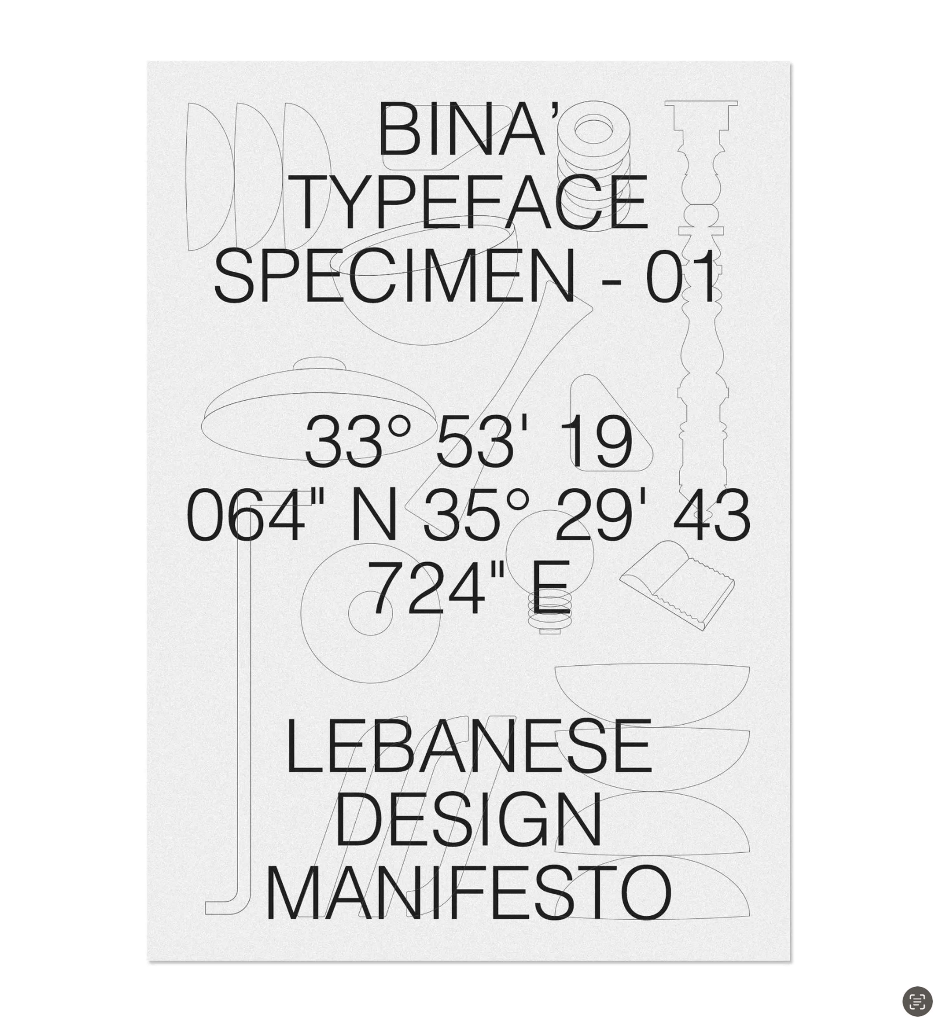 Bina Typeface by Anselme Storez