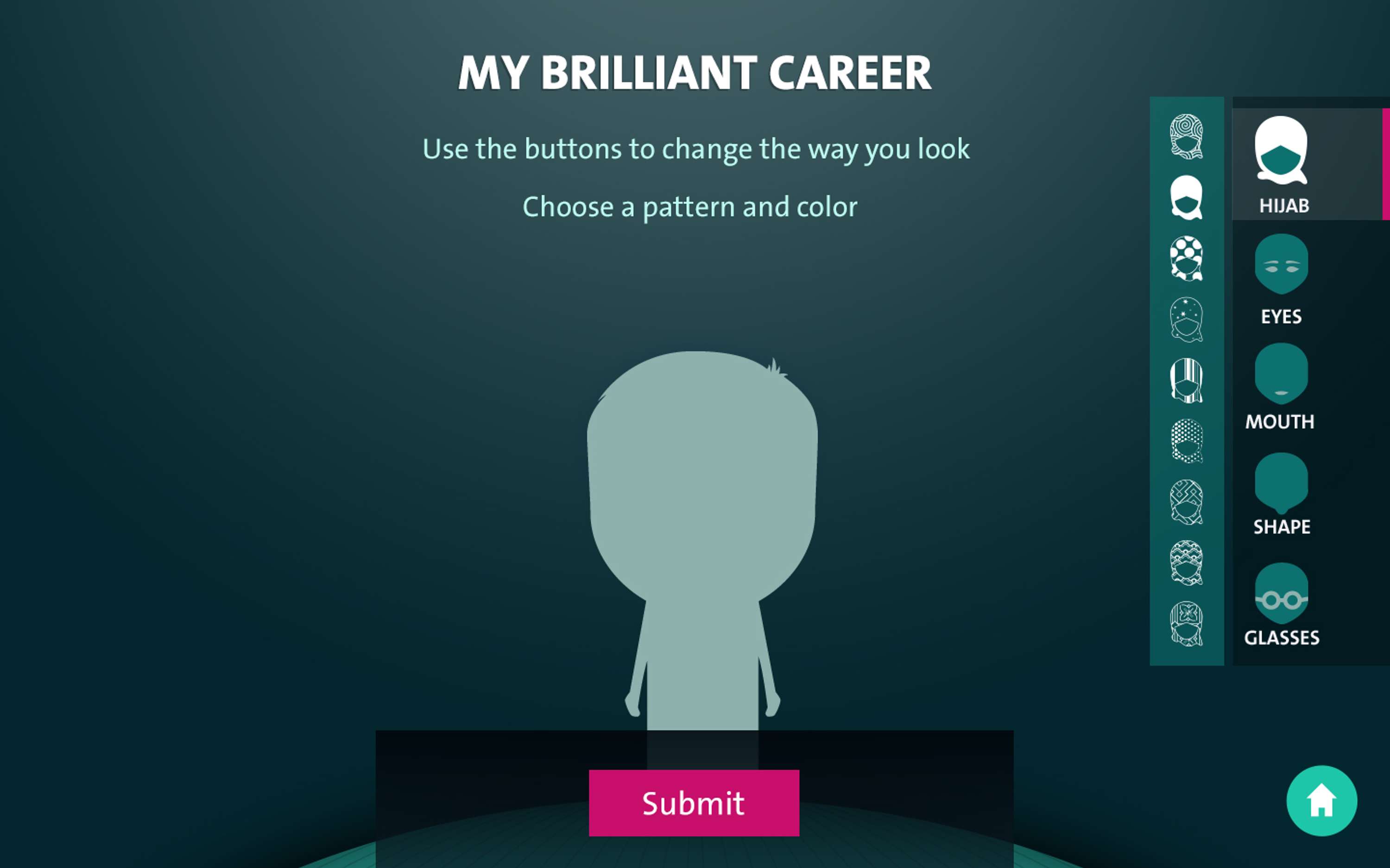 UI/UX - My brilliant career by Chrysanthi Skalioti