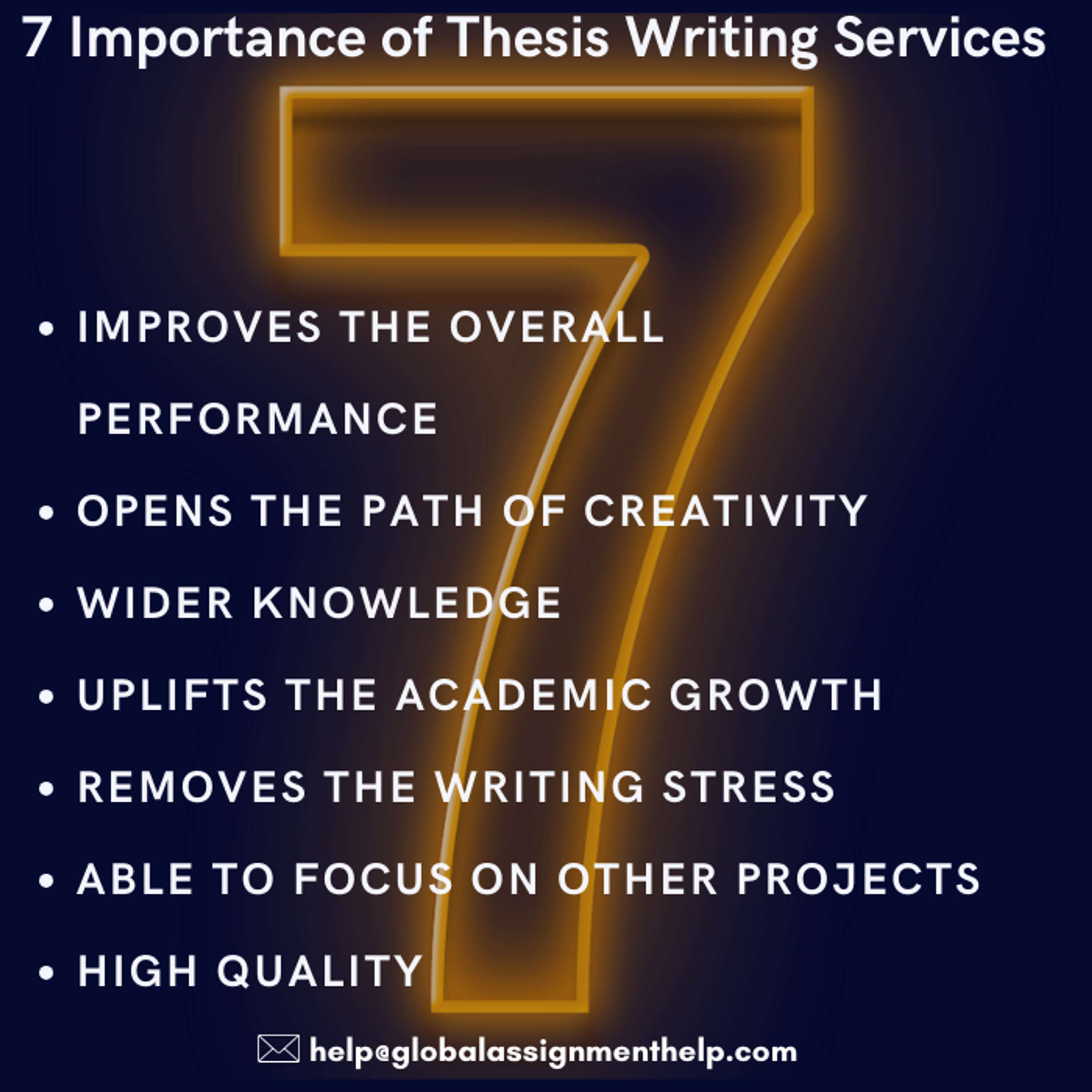 Importance of Thesis Writing Services by Febian cole