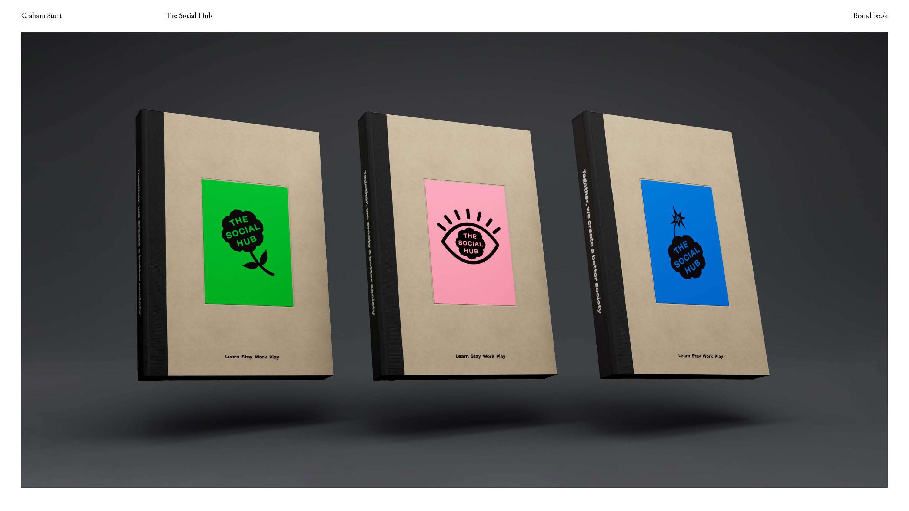The Social Hub brand book by Graham Sturt