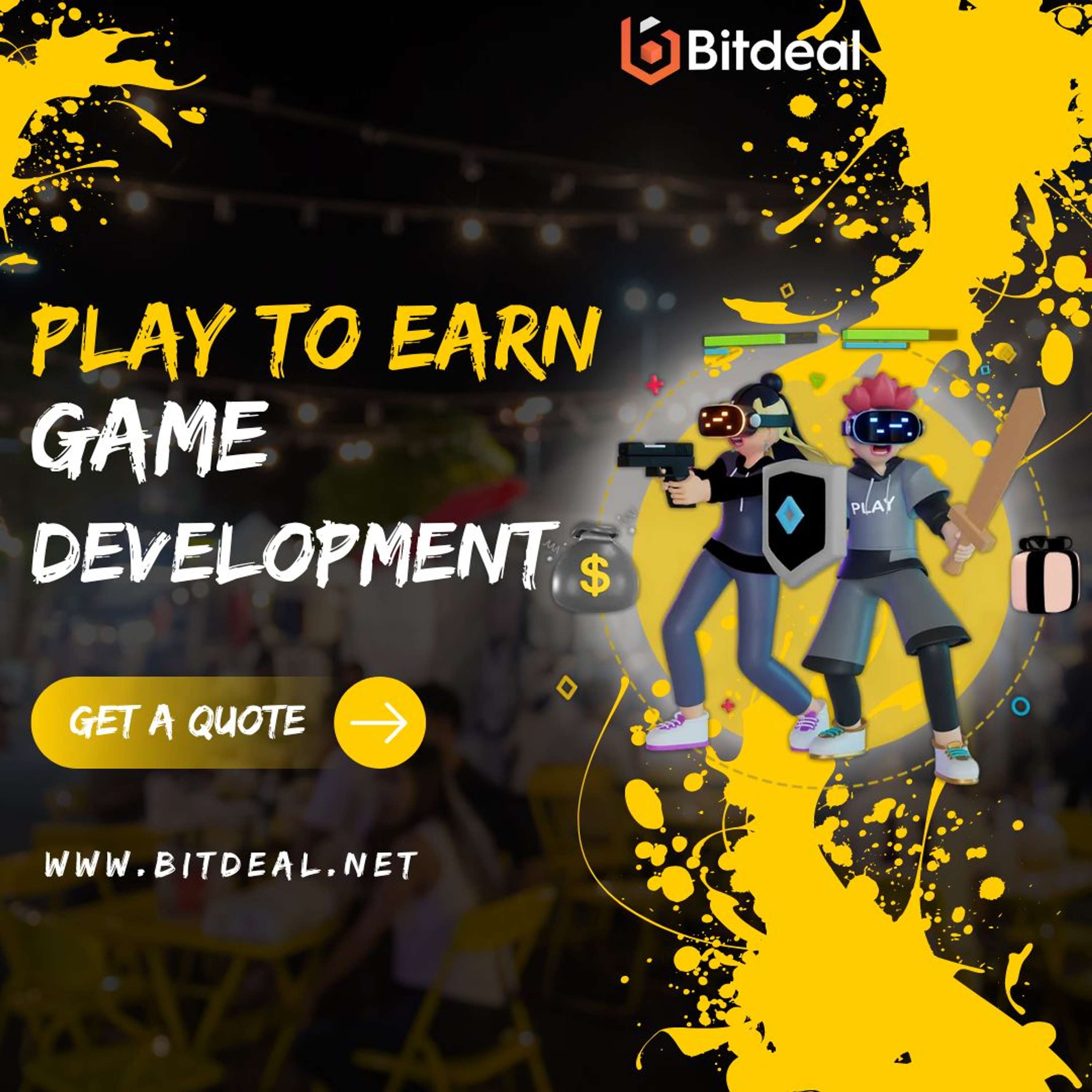 Play to Earn Game Development | Bitdeal by Alex Jaxon