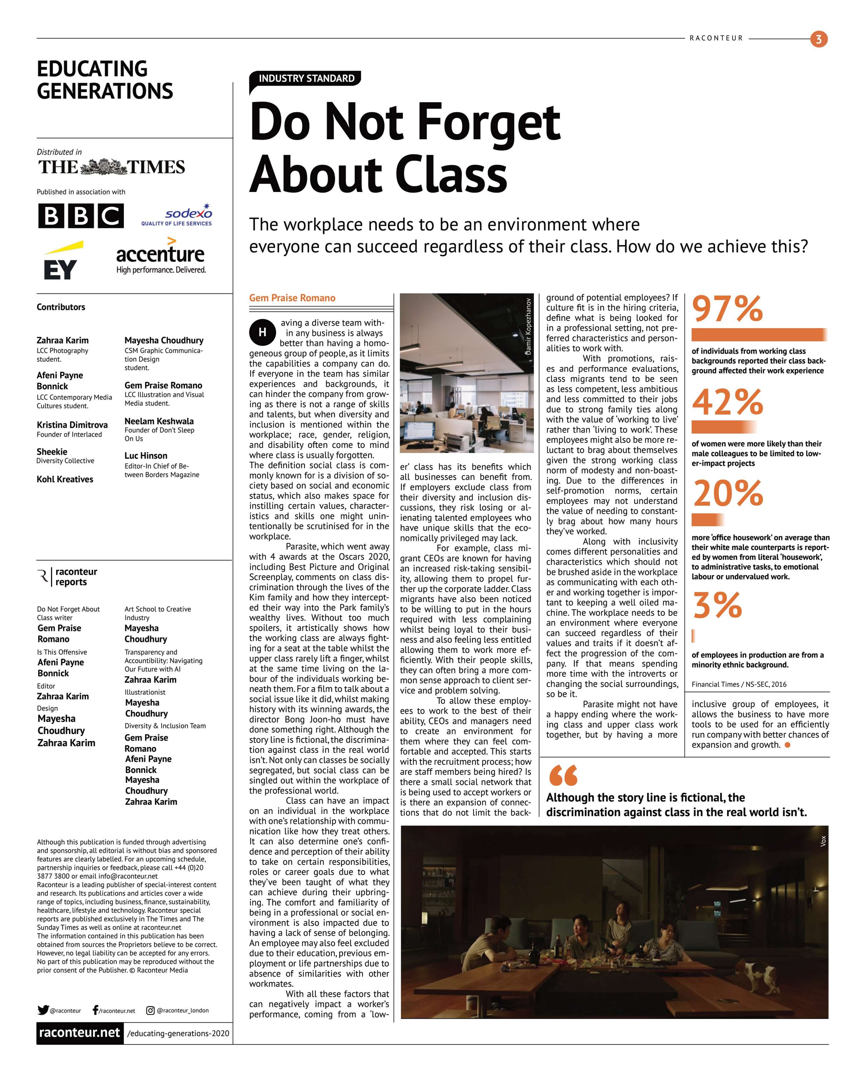 Educating Generations - UAL X Raconteur by Zahraa Karim