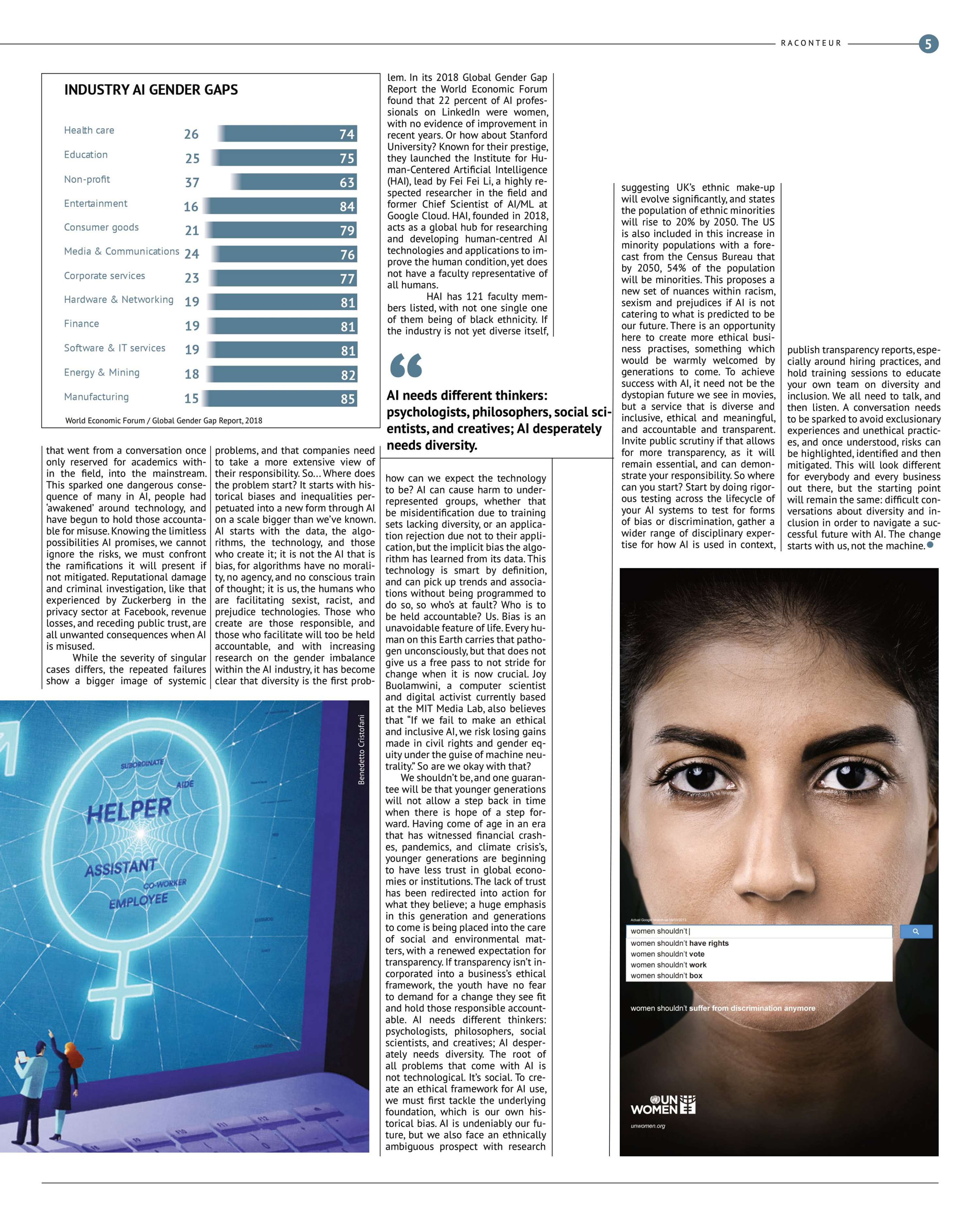 Educating Generations - UAL X Raconteur by Zahraa Karim