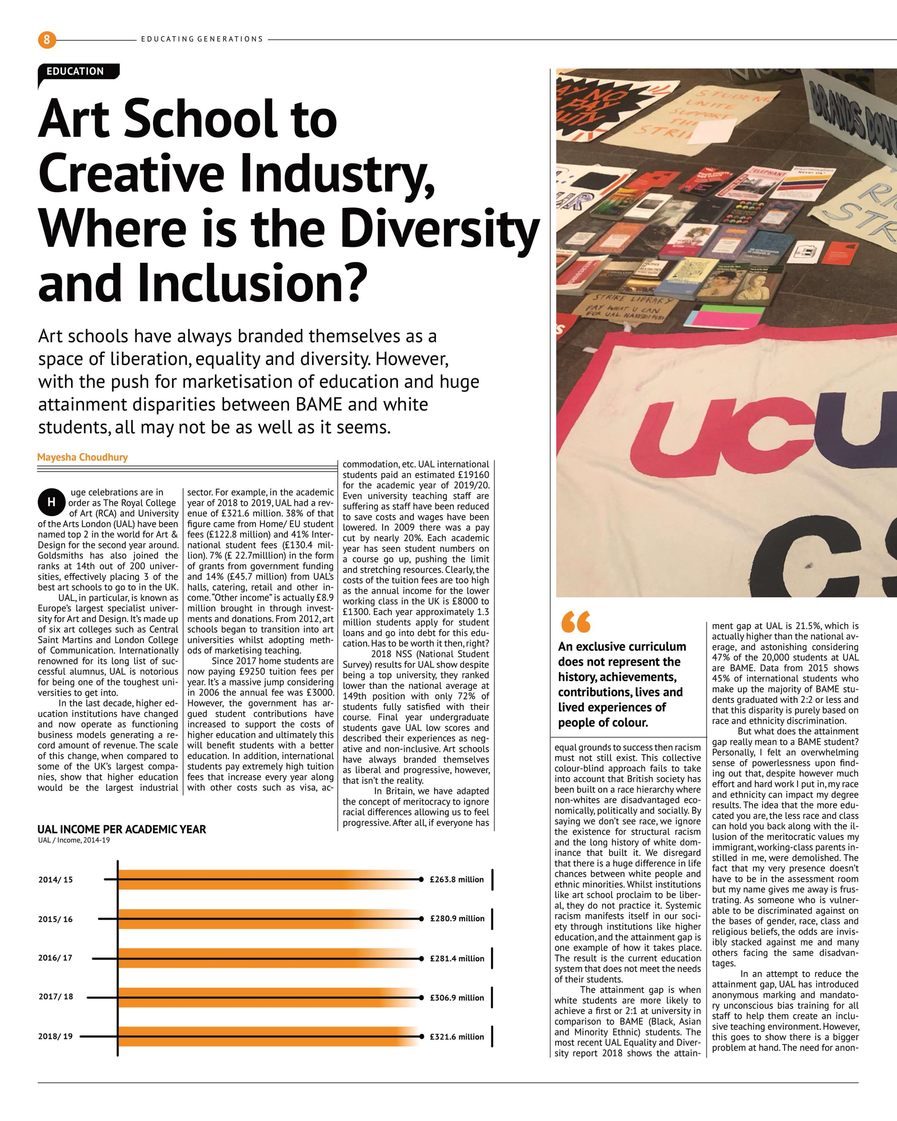 Educating Generations - UAL X Raconteur by Zahraa Karim