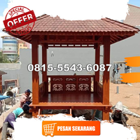 WA/Call. 0823-3777-8295 Jual Gazebo Kayu Jati Minimalis Kota Serang logo
