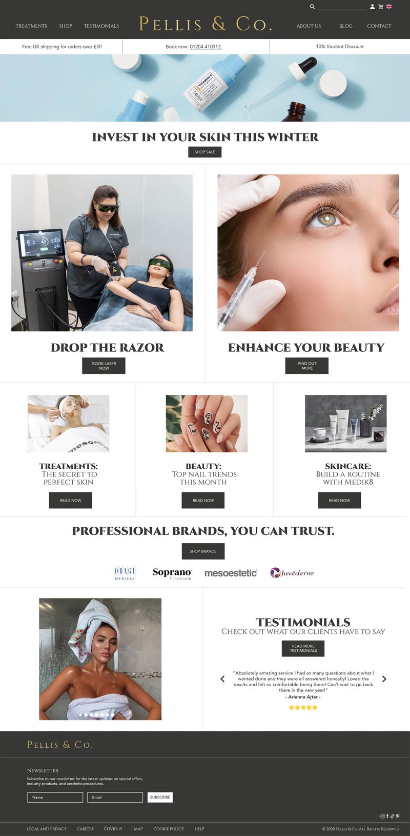 Pellis & Co Website WIP by Zahraa Karim