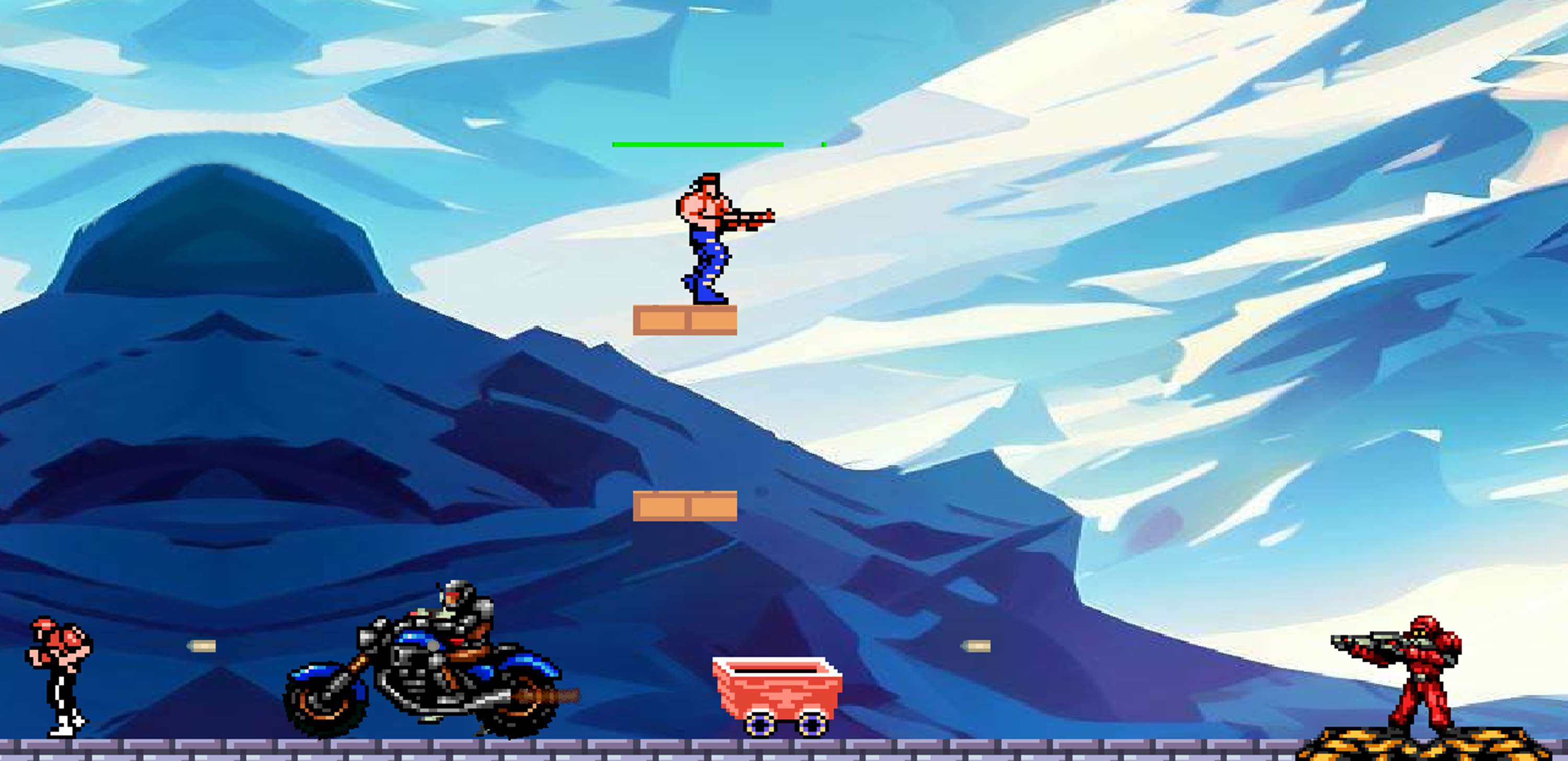 Contra game(version 1.1) by Shahab Baradaran Dilmaghani