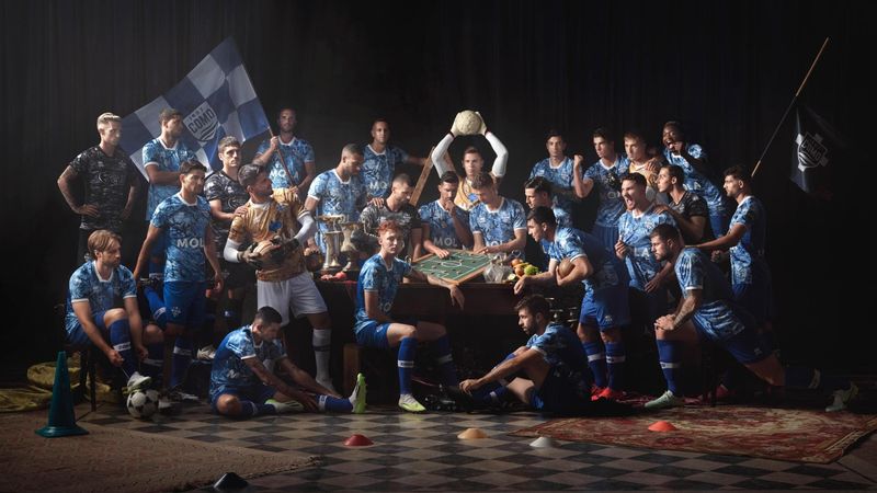 The most beautiful photo ever.... Renaissance style team photo by Como Calcio by Lucia Giacani