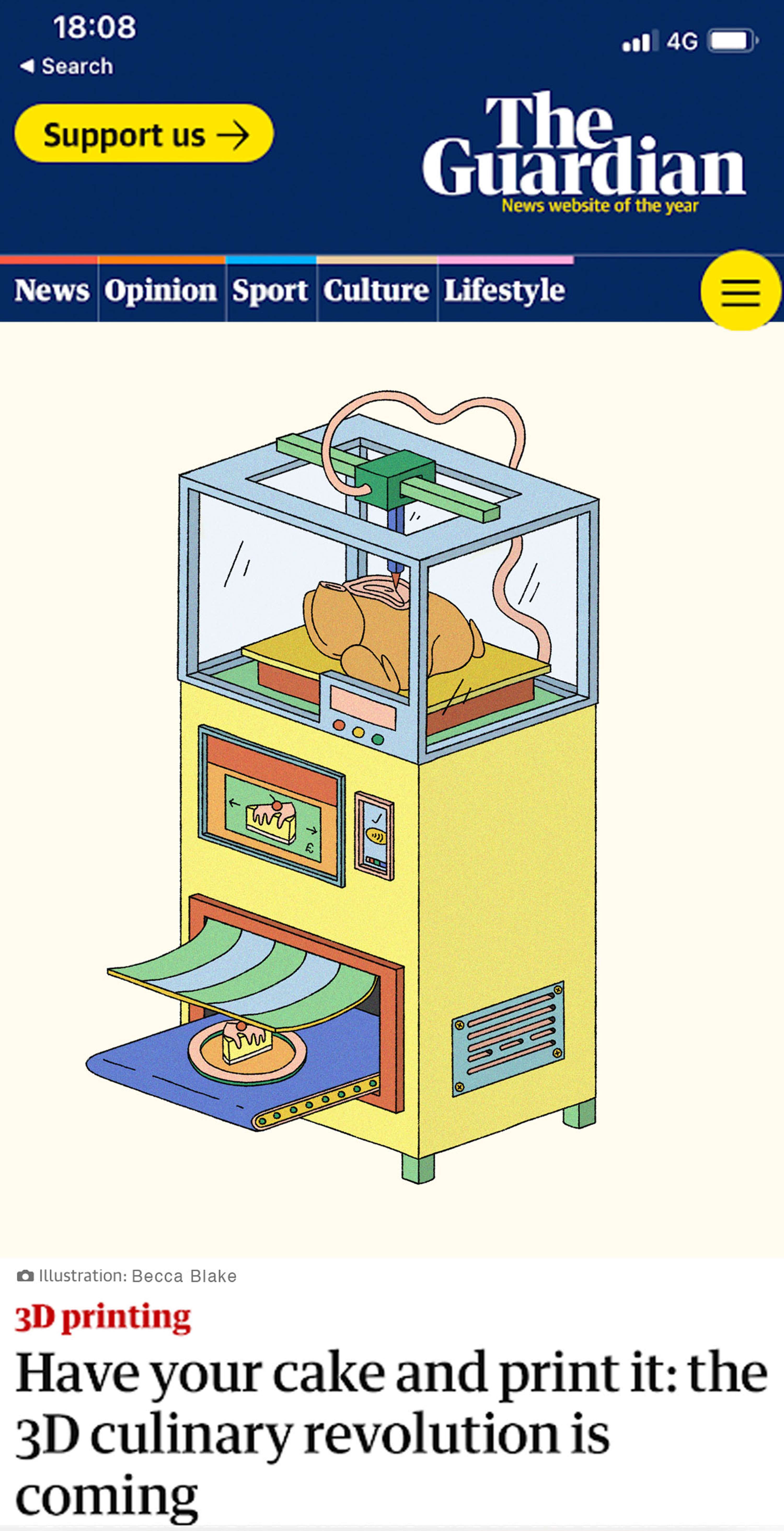 HAVE YOUR CAKE AND PRINT IT by Becca Blake