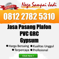 WA 0812 2782 5310 Kontraktor Plafon Gypsum  dan PVC Murah Solo logo