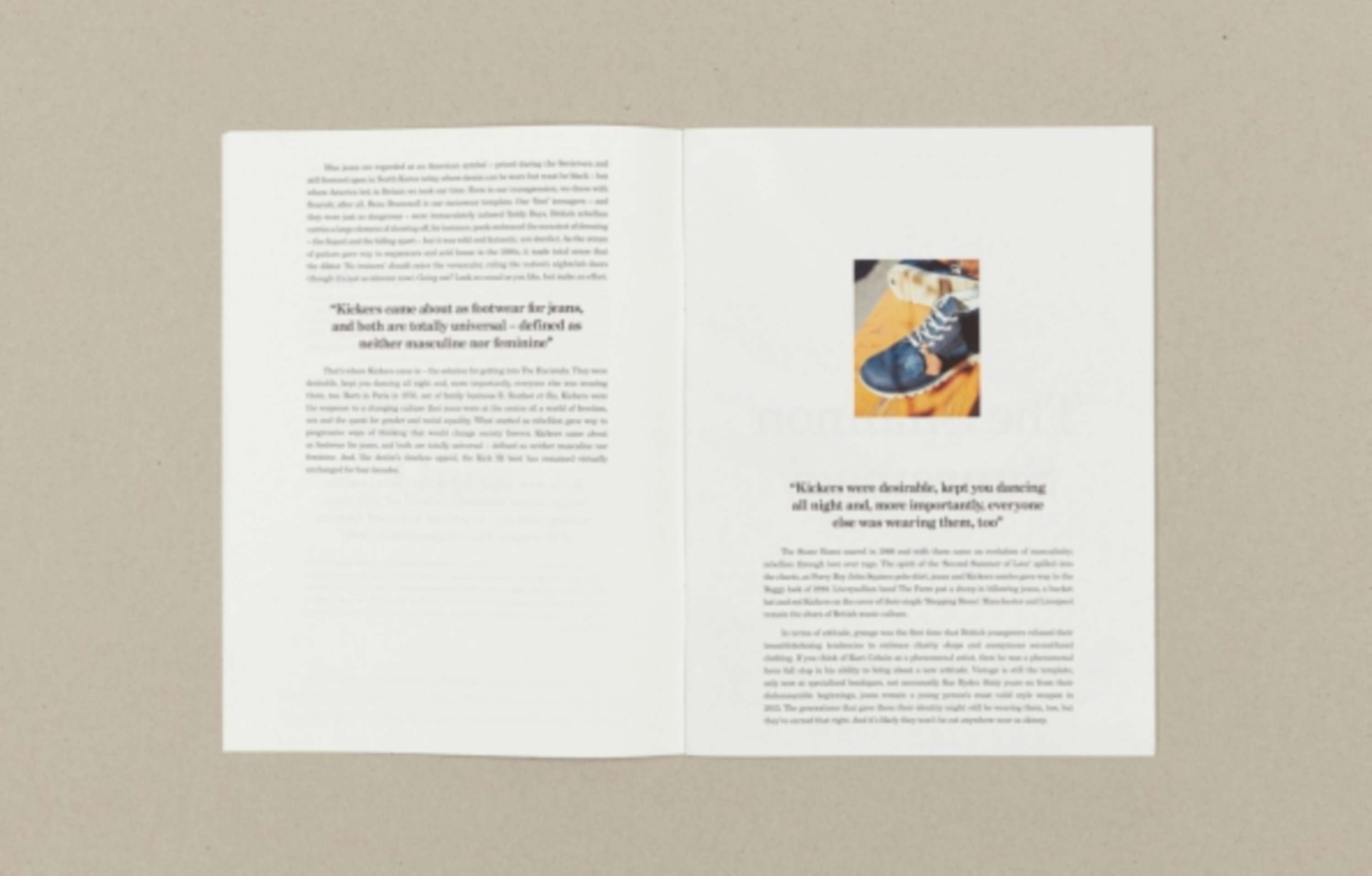 Kickers Forty — Document by Hilt Agency