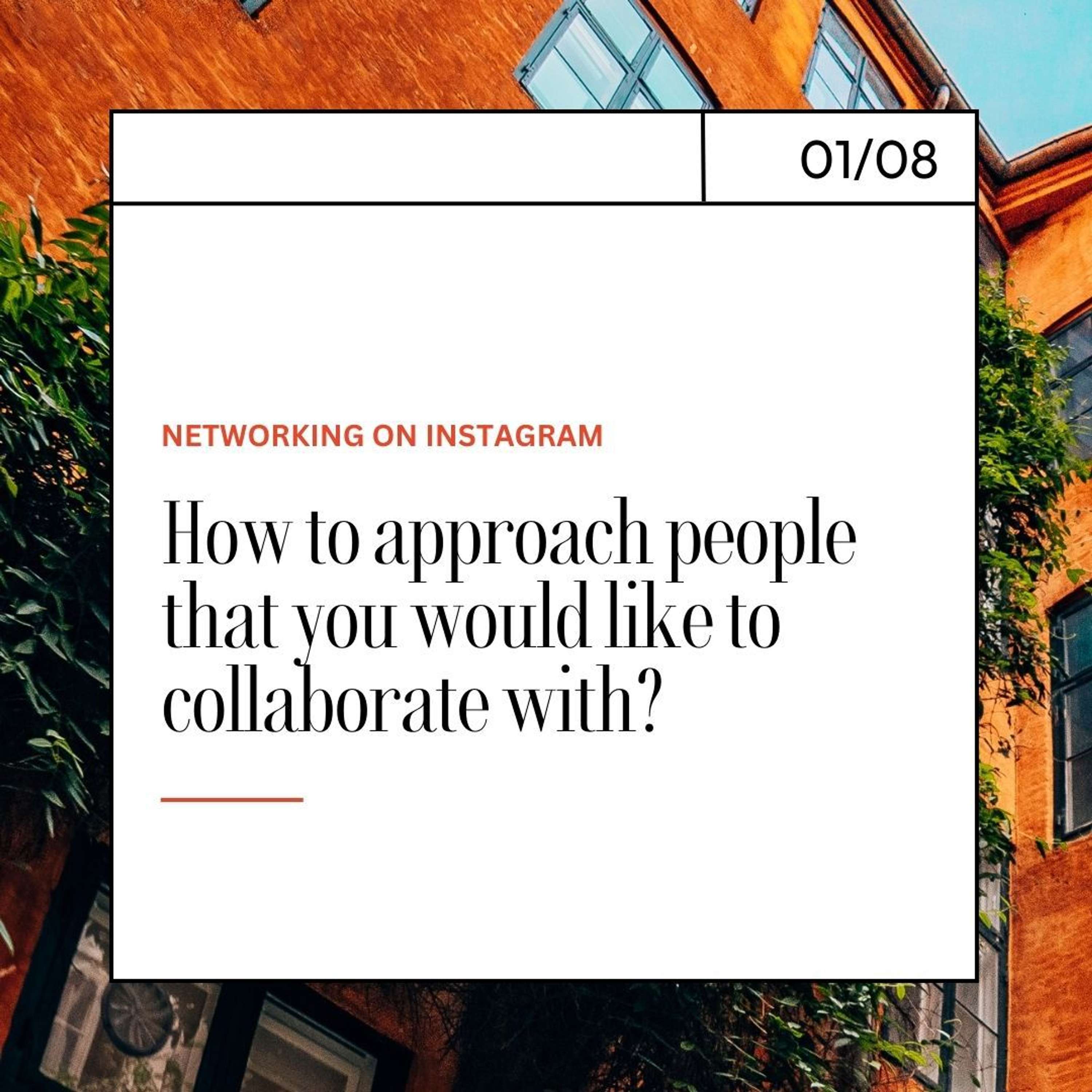 Networking on Instagram ✨ by Jenn Mejia