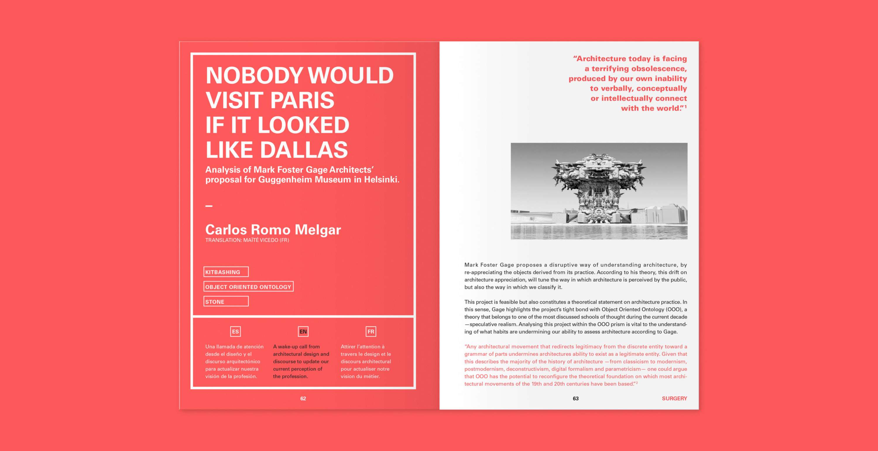 Cuarto: Architecture Playground. Issue 2 "Abnormal". by Vicente Reyes Montealegre
