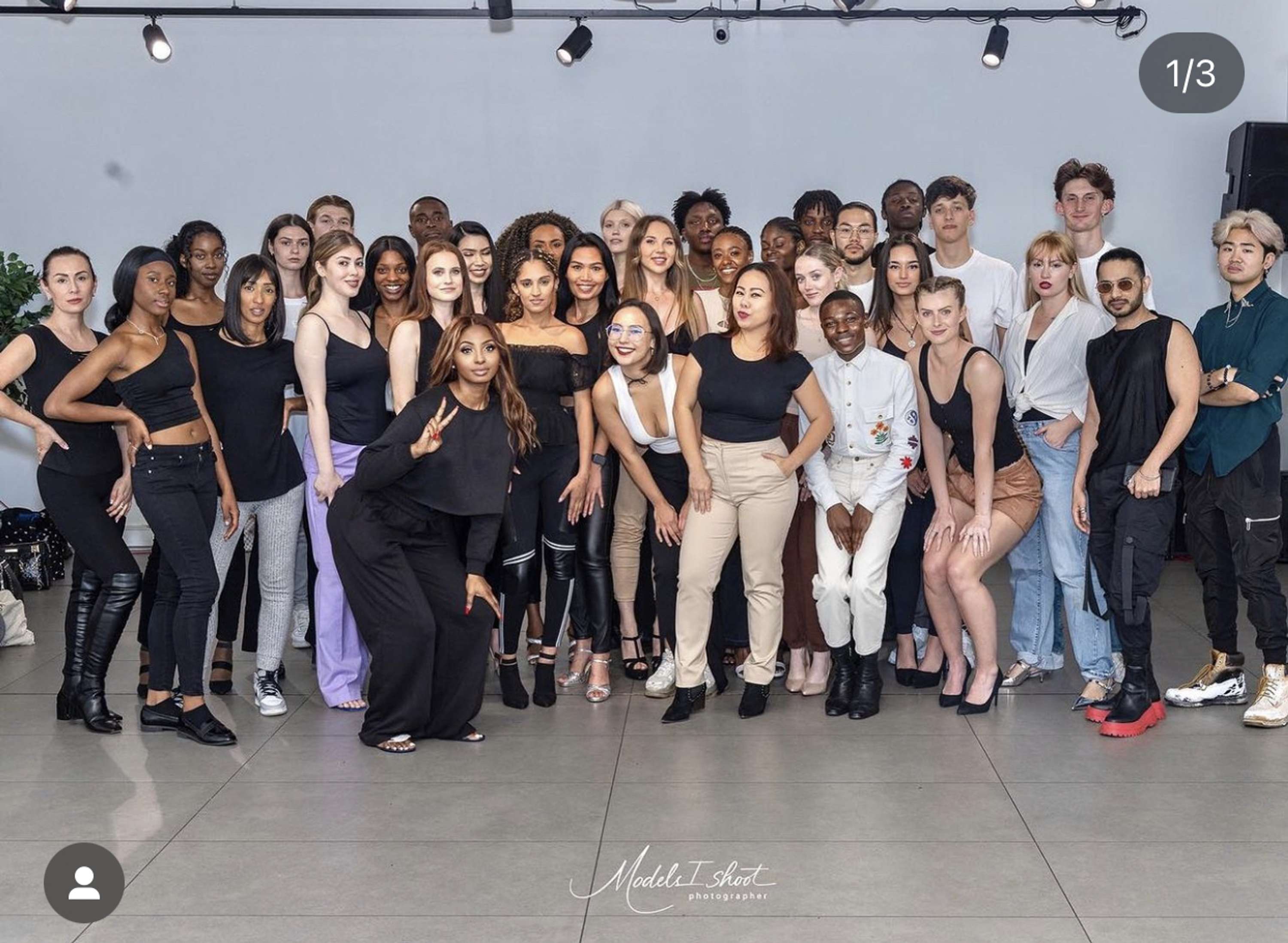 Directing the show on LFW by Dominika Zwierzynska