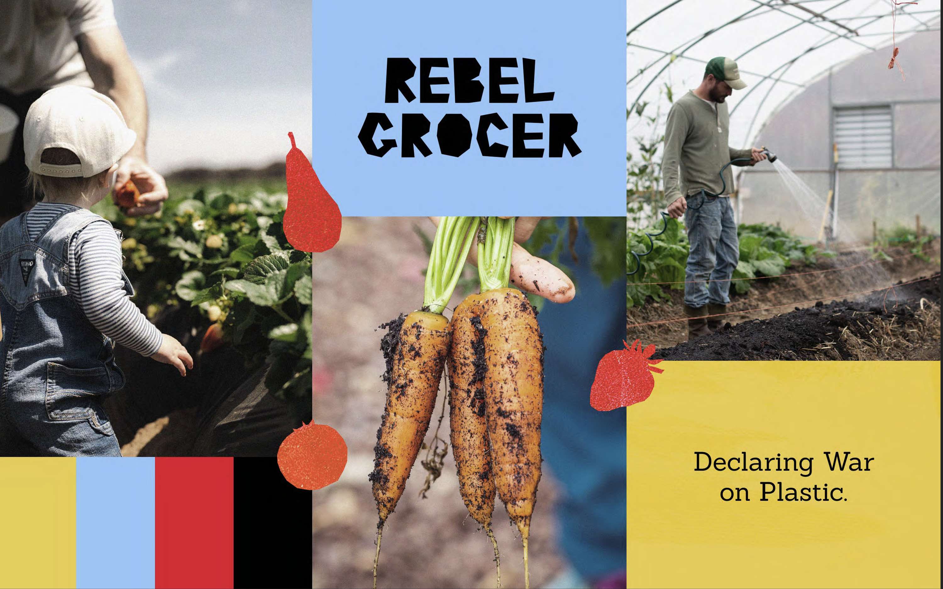 Rebel Grocer | BRANDING | VISUAL IDENTITY | UX/UI by Lucy Ola Wilson