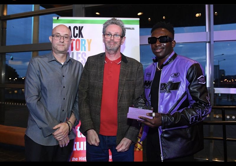 Winner of National Black History Wales Youth Visual Arts Award by Taiye Omokore