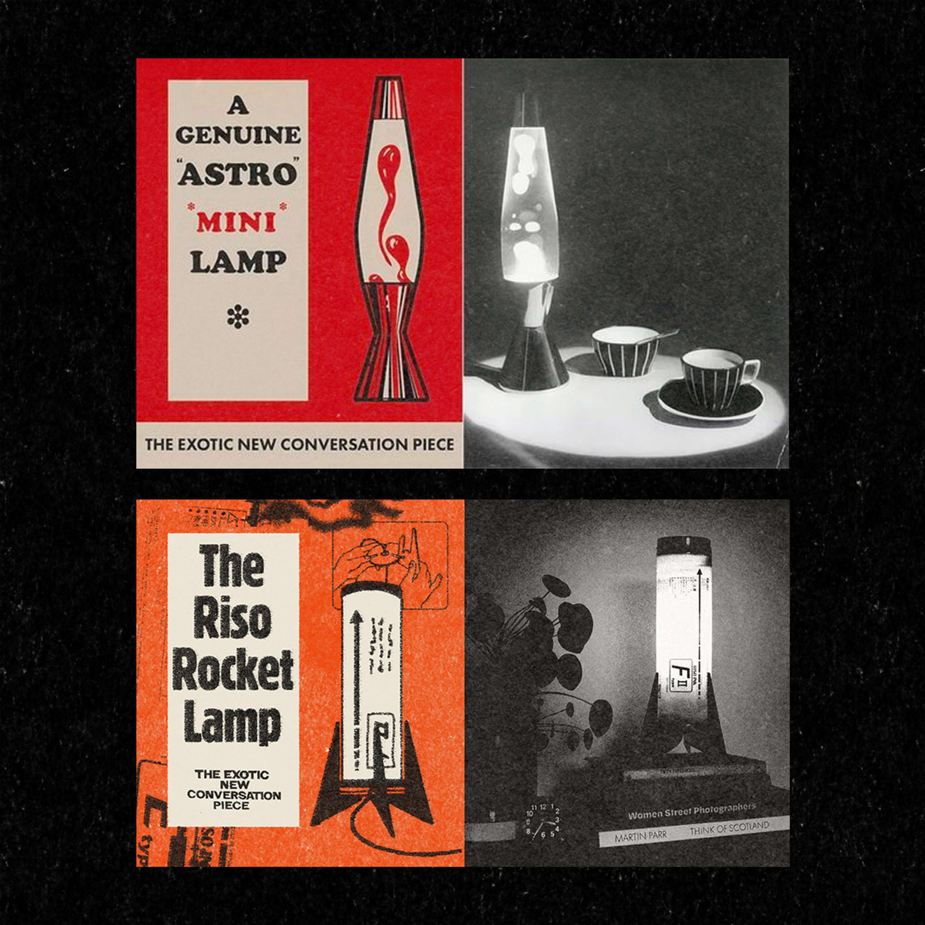The Rocket Riso Lamp by Vitoria Bas