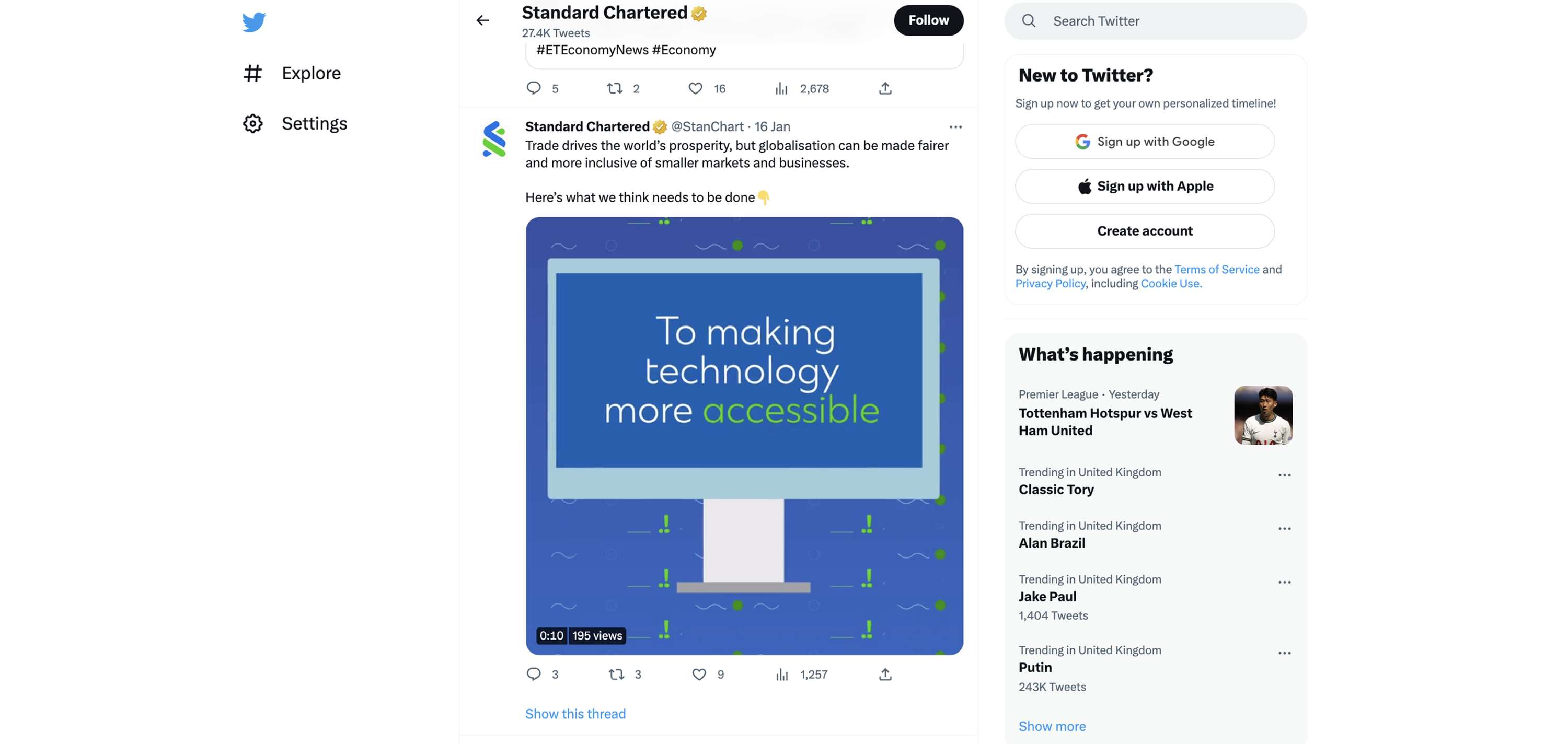 Standard Chartered social content design by Zoe Williams