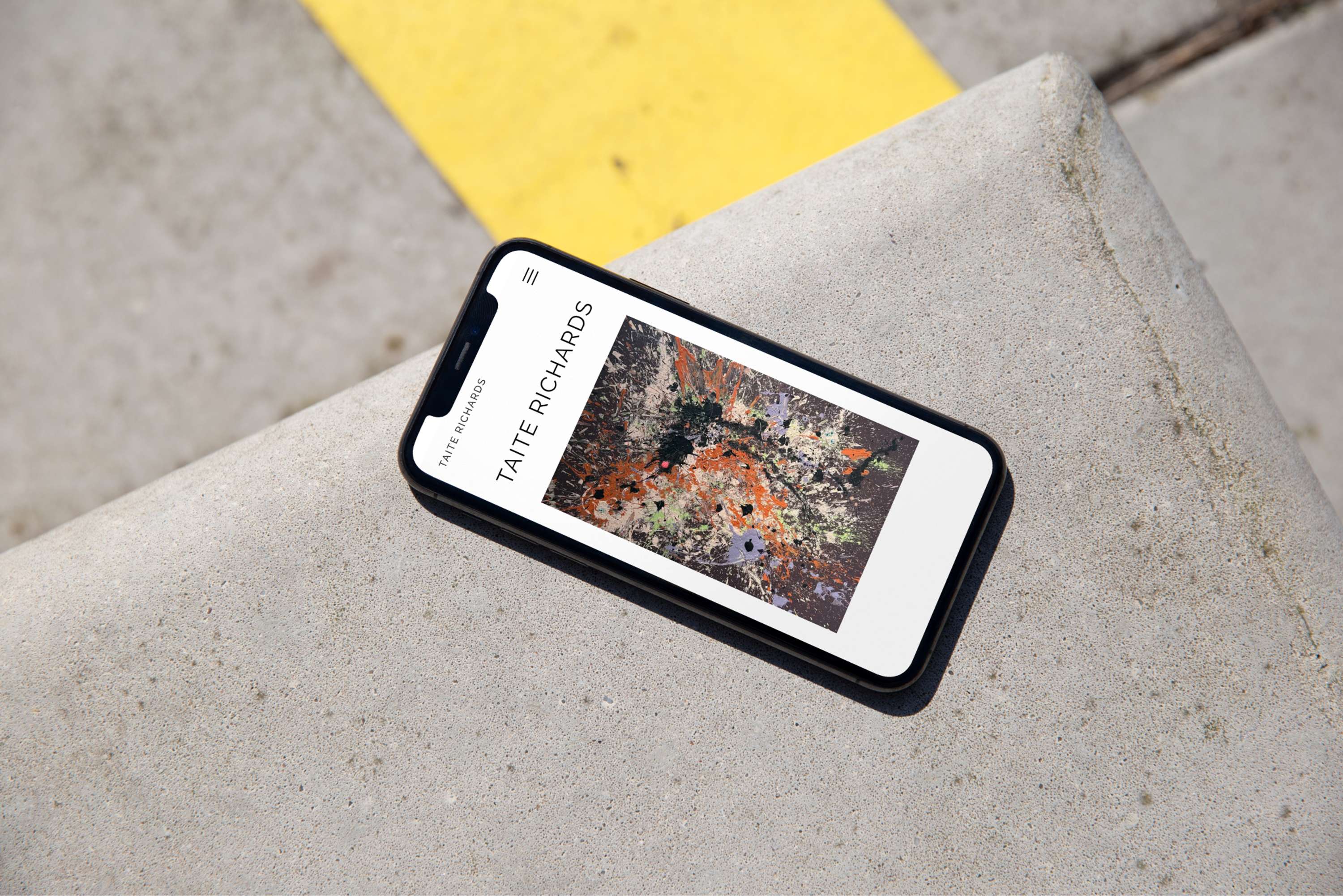 Web Design & Development | CMS Build for Artist Taite Richards by George Murphy