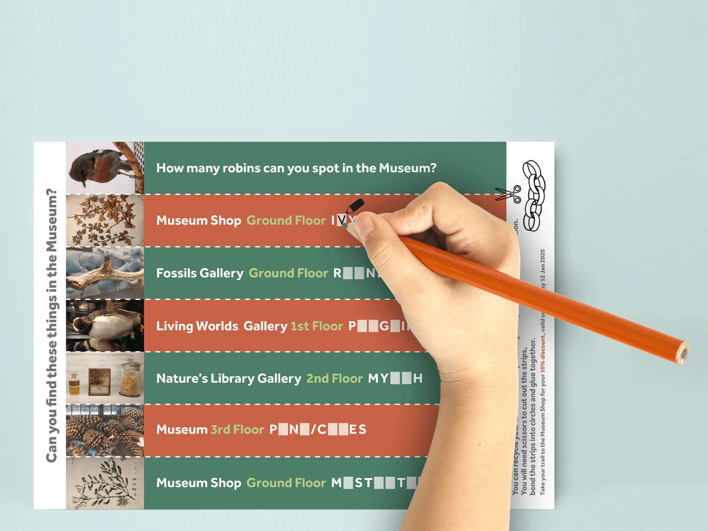 Creating an exciting Winter Trail leaflet that transforms into a fun game by Suzanne Murphy-Devenny