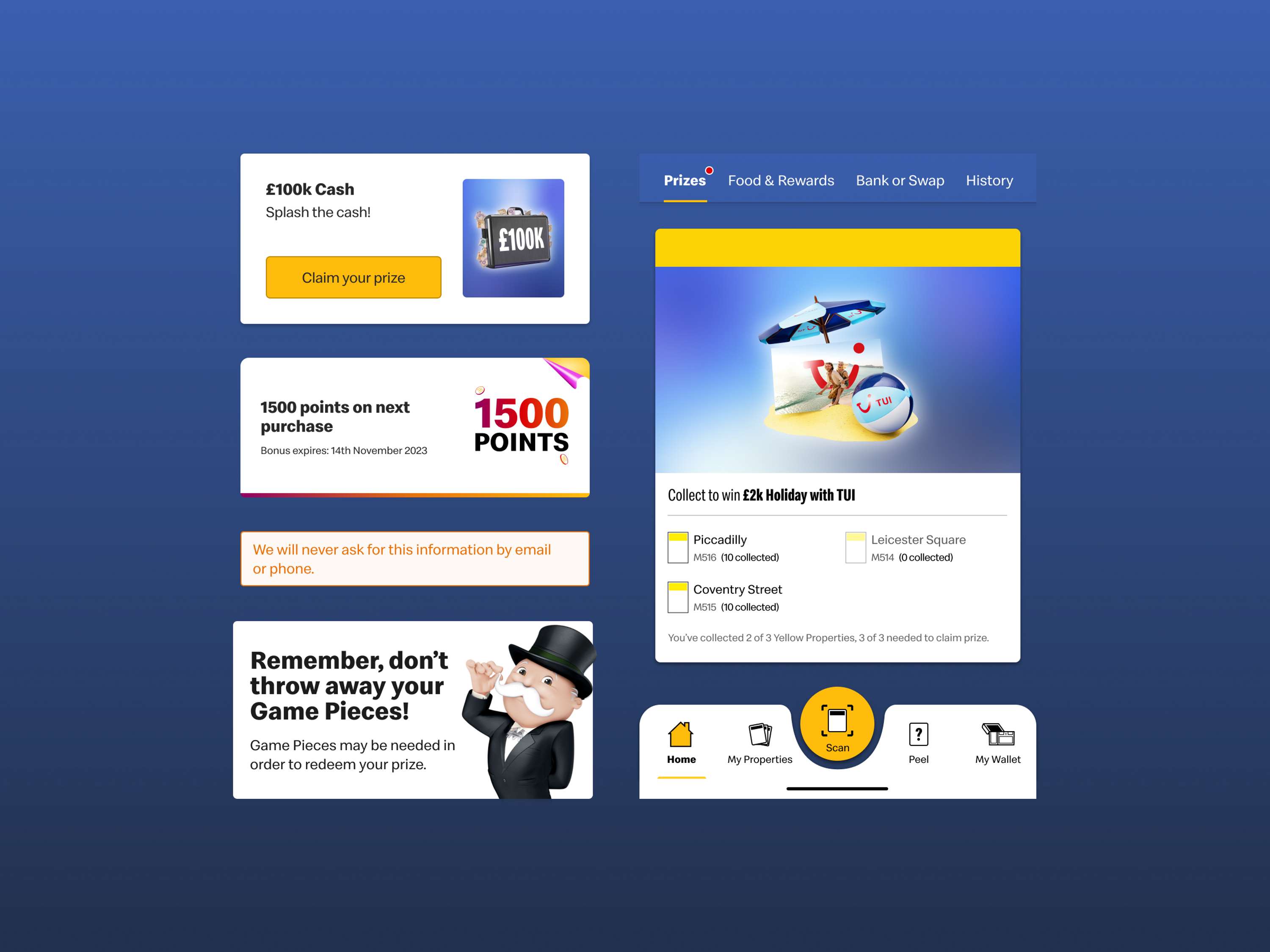 Levelling up the mobile experience and setting up a scalable component library for the UK’s most successful prize program. by Mercedes Alonso