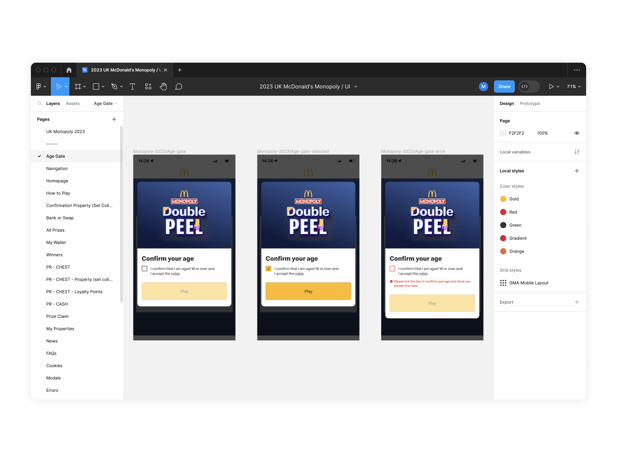 Levelling up the mobile experience and setting up a scalable component library for the UK’s most successful prize program. by Mercedes Alonso