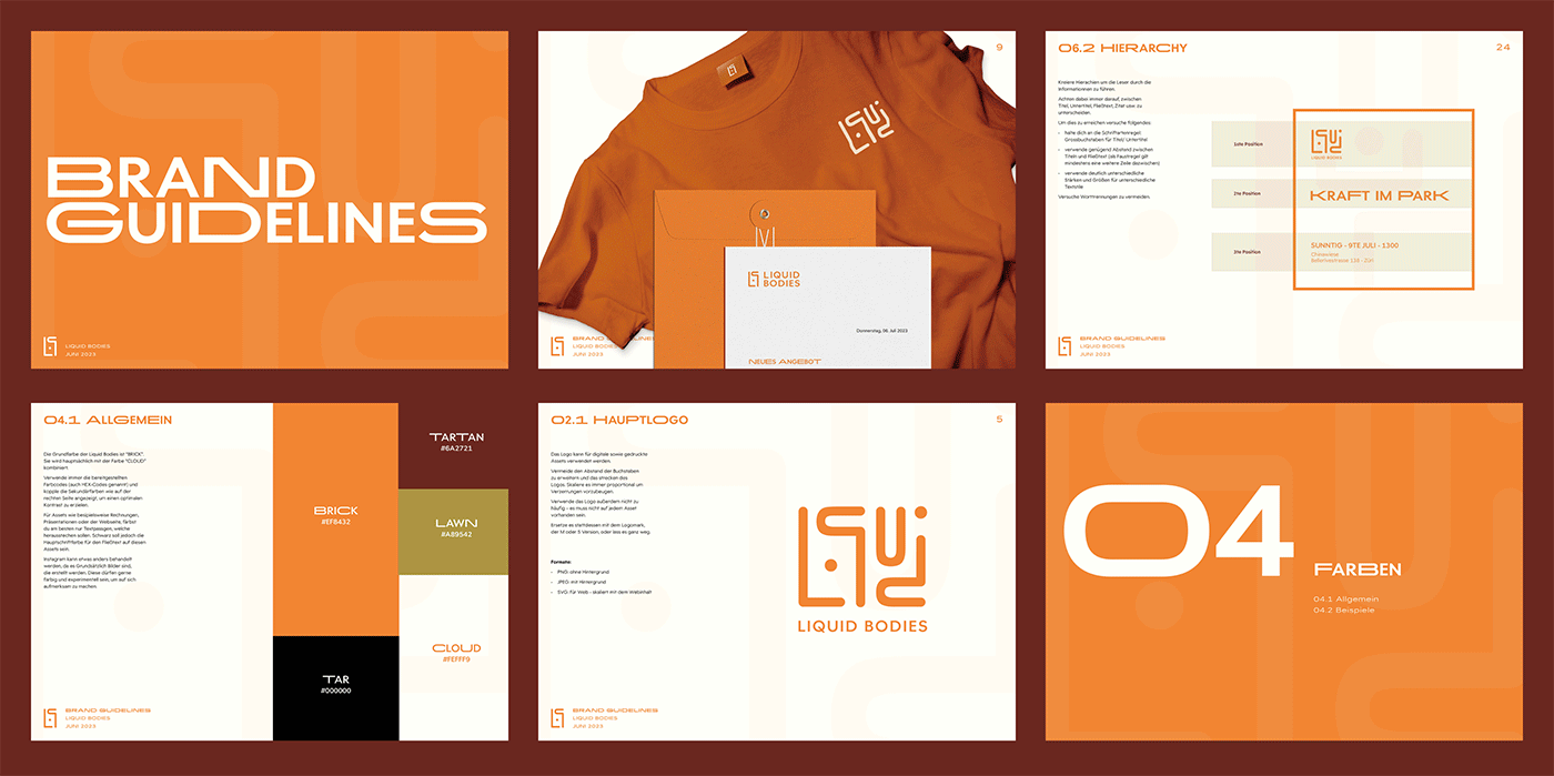 Liquid Bodies | Startup Identity by Deborah Zellweger