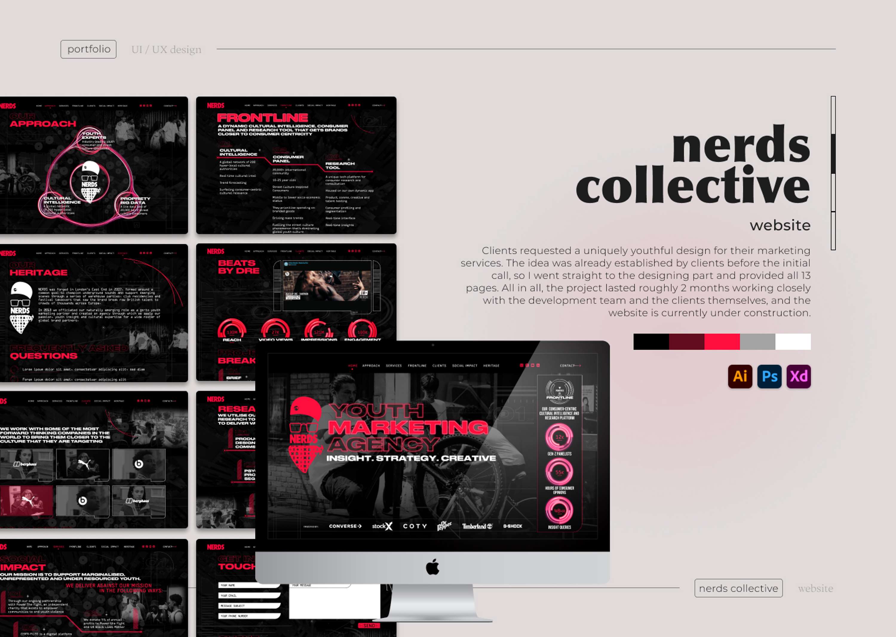 Portfolio - UI / UX Design, Websites by Yelena Pan