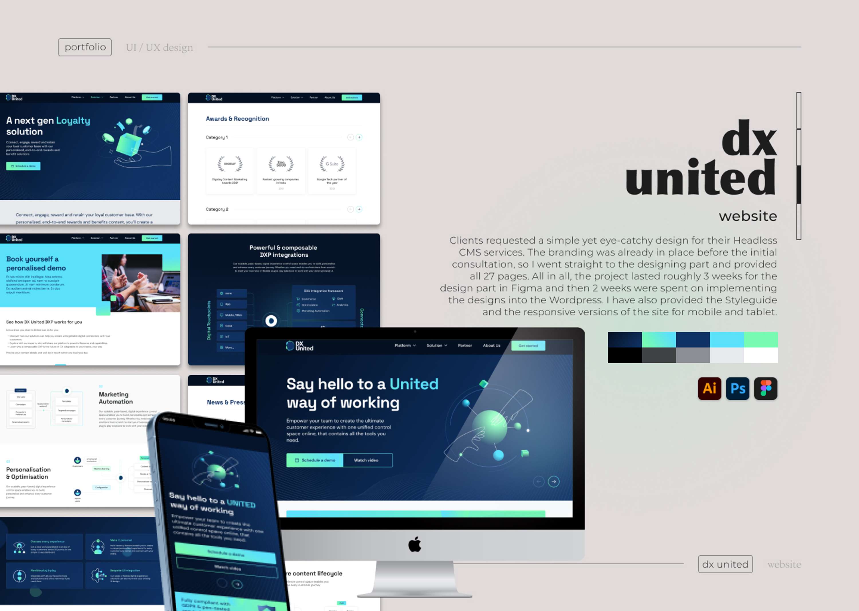 Portfolio - UI / UX Design, Websites by Yelena Pan